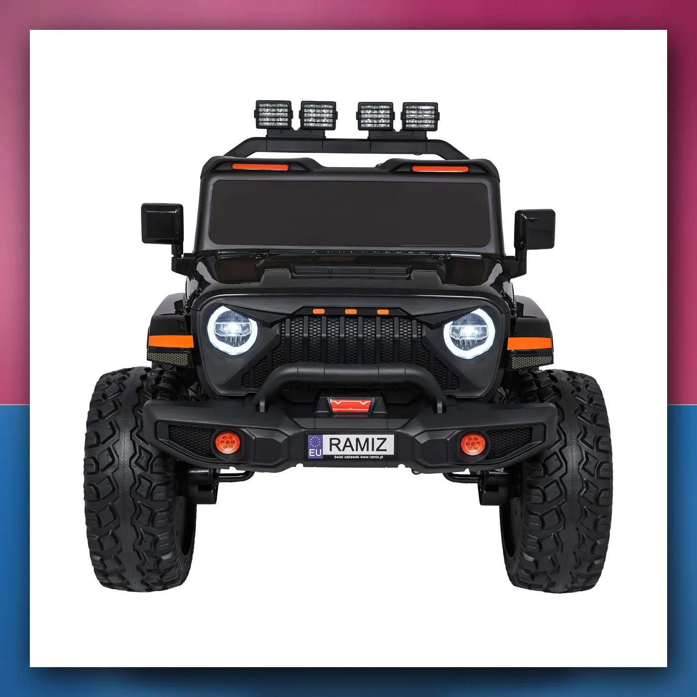 Auto na akumulator Ekstremno Sport 4x4 Varijabla Veličina crni - slika 1