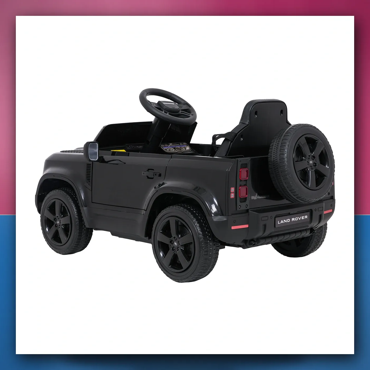 Auto na akumulator Land Rover Defender crni