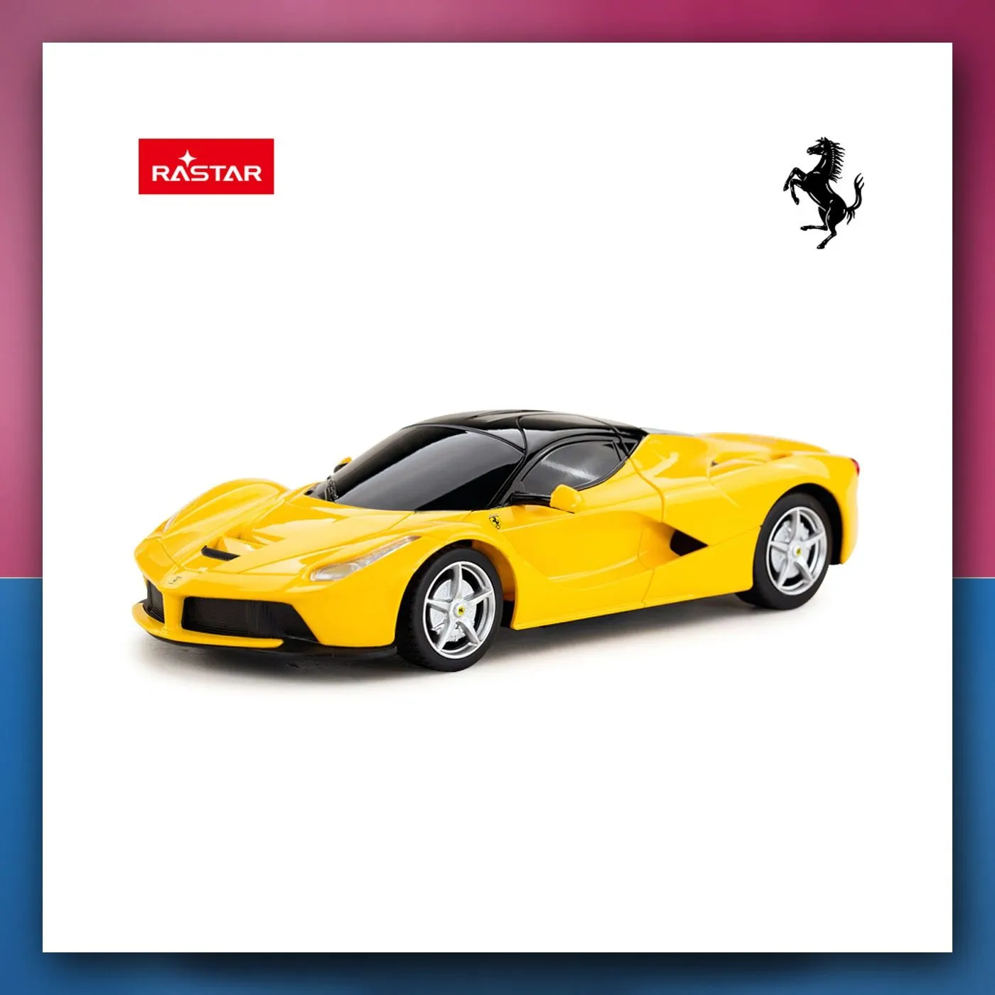 Automobil na daljinsko upravljanje Ferrari LaFerrari 1:24 žuti RASTAR