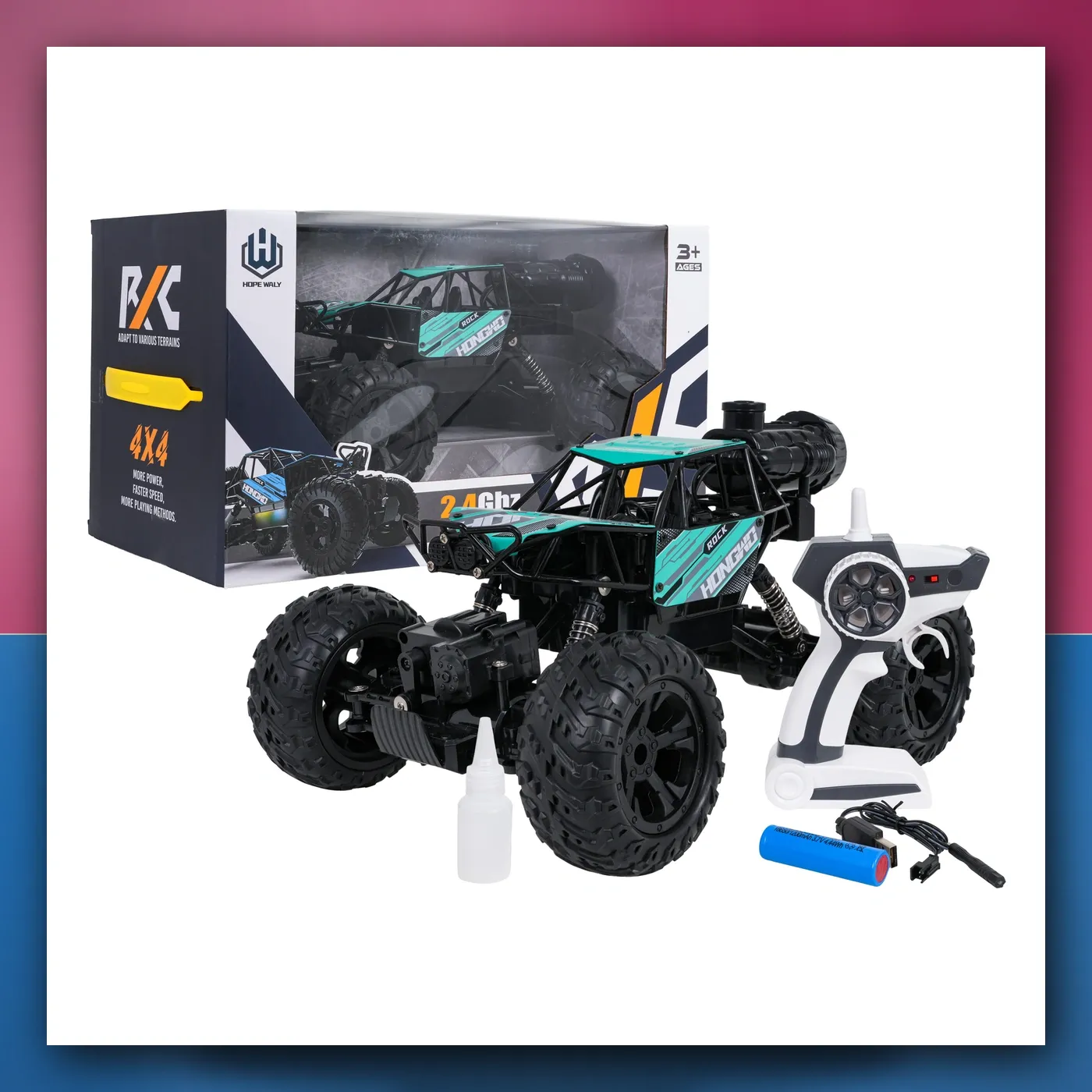 R / C Gusjeničar ROCK 1: 14 s Funkcijom Dima - slika 1