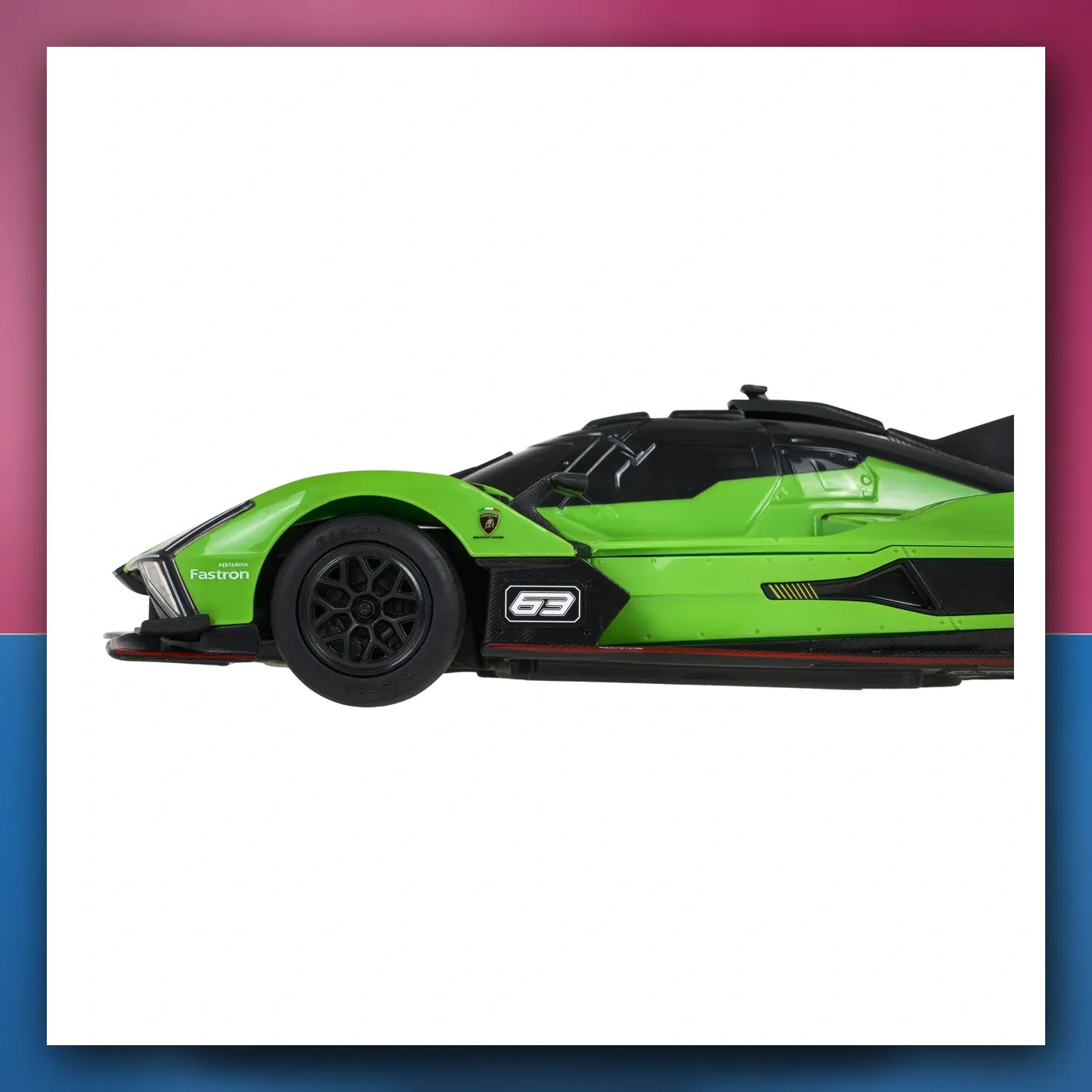 Automobil na daljinsko upravljanje Lamborghini SC63 1:24 zeleni RASTAR - slika 1
