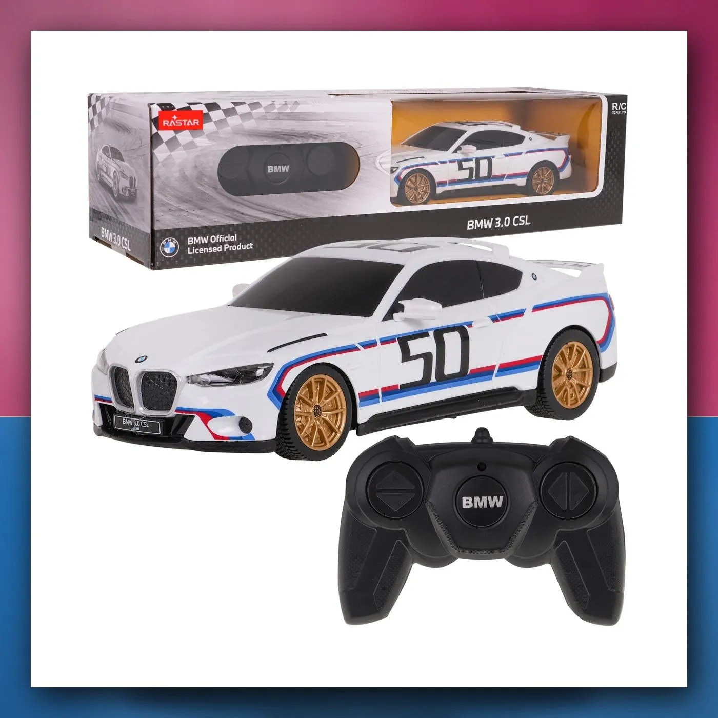 R/C BMW 3.0 CSL 1:24 RASTAR