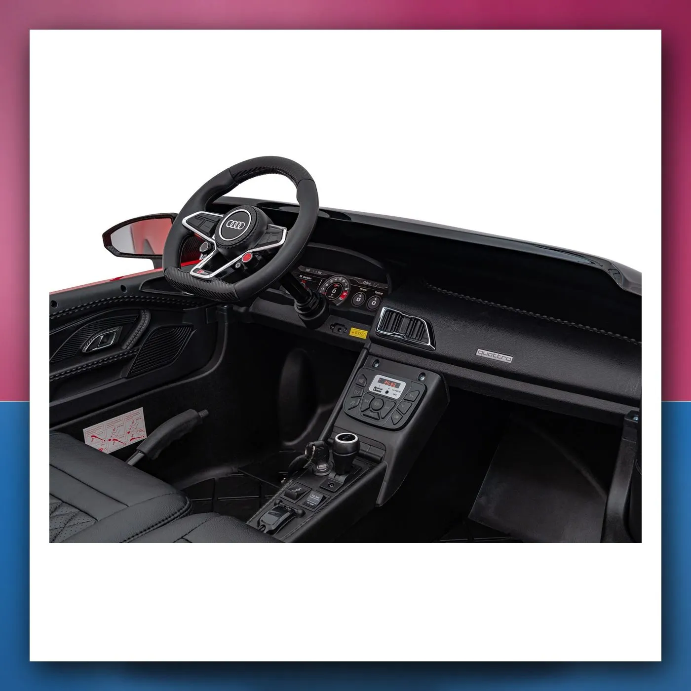 Audi Spyder R8 LIFT na akumulator, crveni