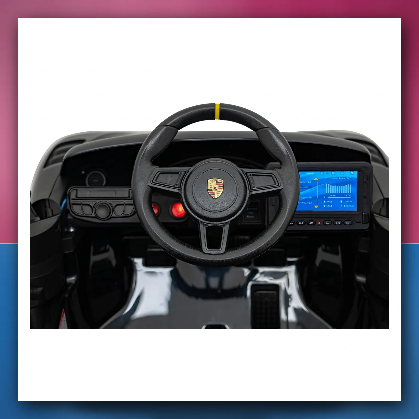 Auto na akumulator Porsche Spyder RS 718 crni MP4 - slika 1