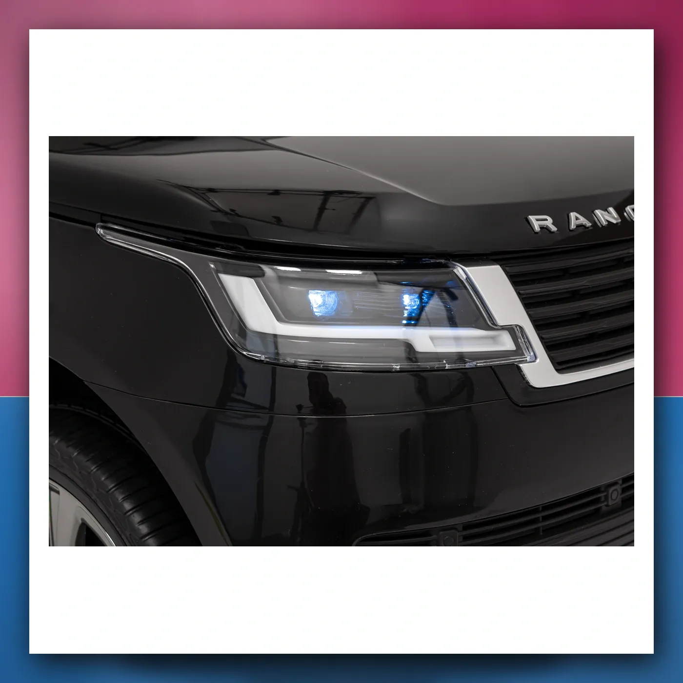 Auto na akumulator Range Rover SUV Lift crni - slika 1