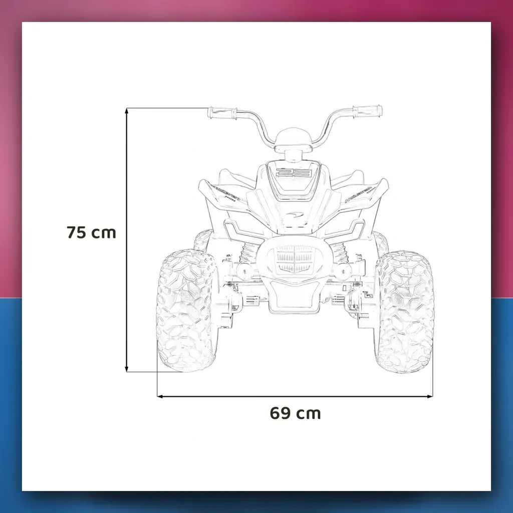 Četverocikl McLaren Trkački MCL 35 za djecu narančasti + Daljinski upravljač + Lagani Start + EVA + Audio + LED - slika 2
