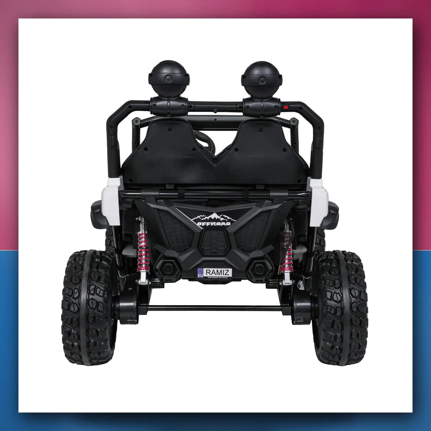 Auto na akumulator Terenski PASSION 4x4 bijeli - slika 1