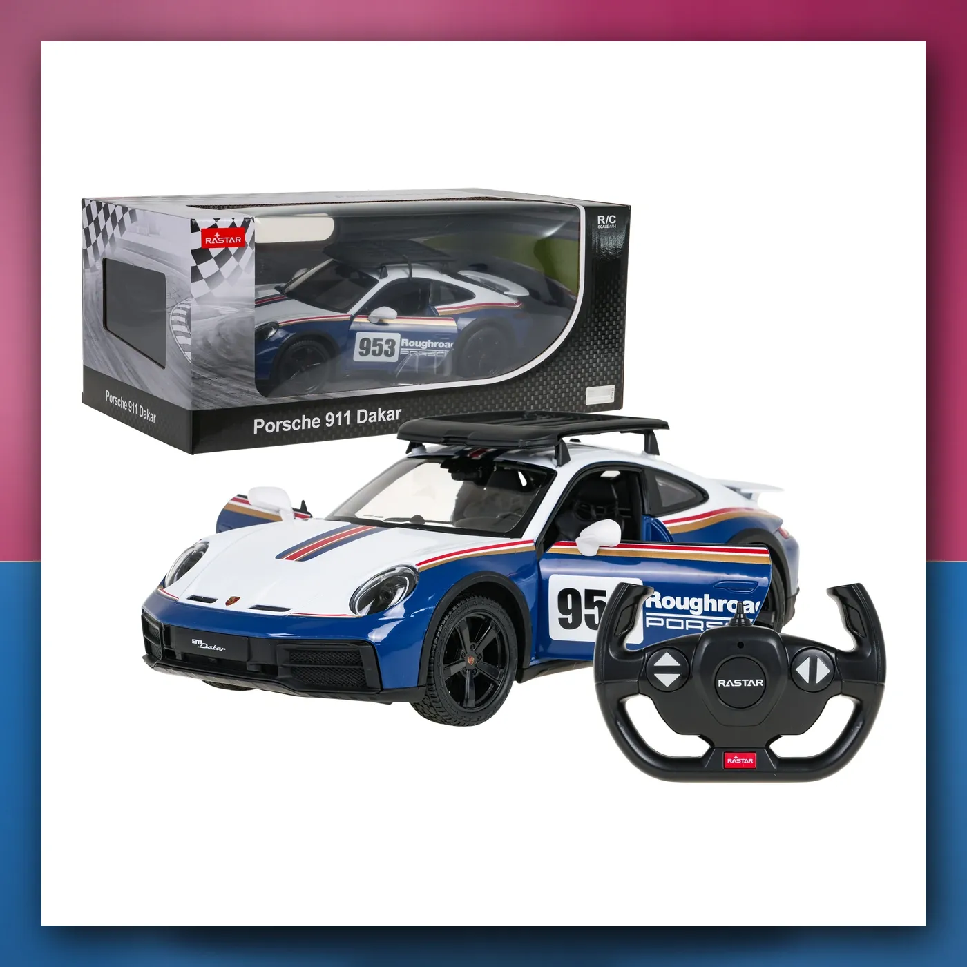 RC autić 1: 14 Porsche 911 Dakar Performance RASTAR - slika 1