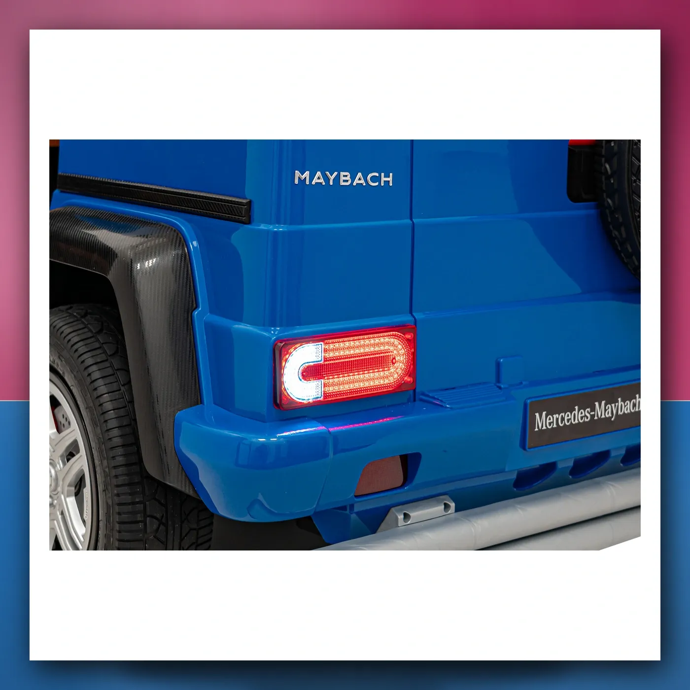 Auto na akumulator Mercedes Benz MAYBACH G650 STRONG plavi - slika 1