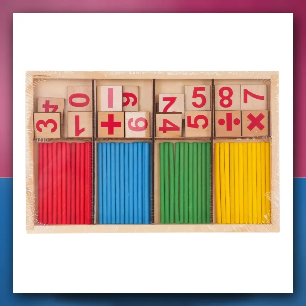 Drvena Igra Matematička Štapići - slika 2