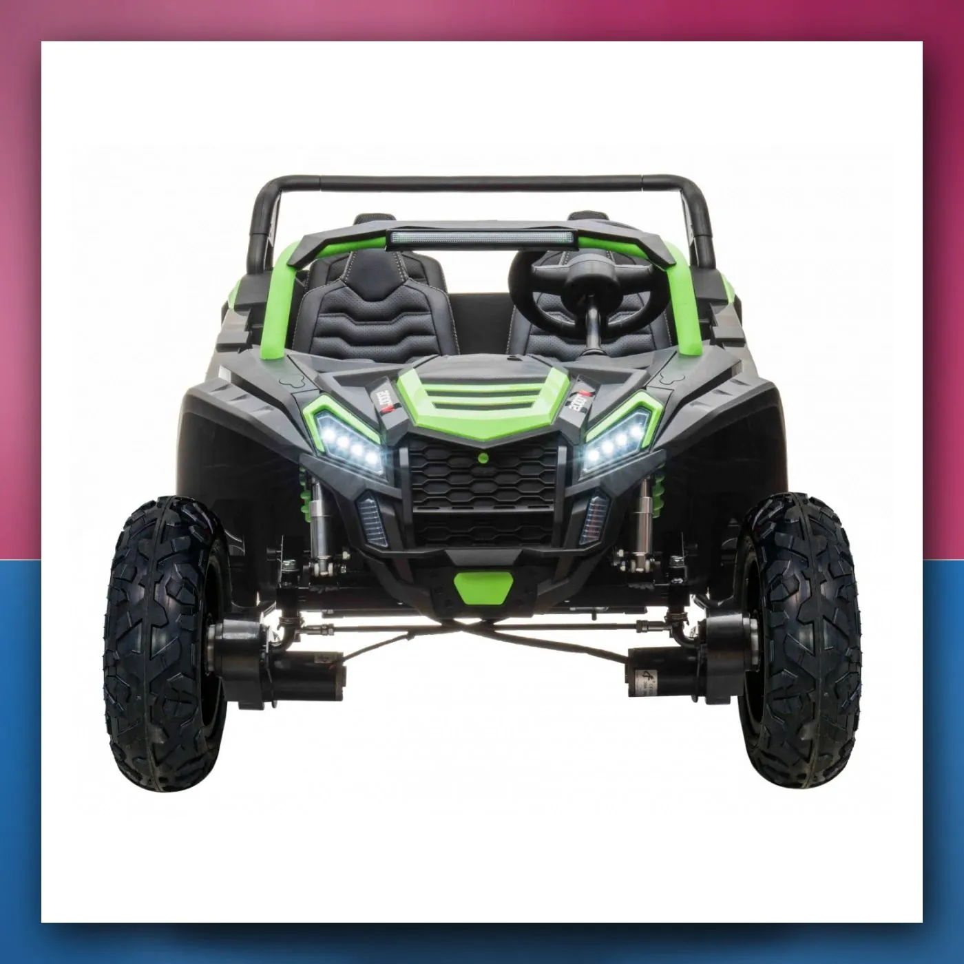Buggy ATV RACING UTV2000 za 4 osobe na akumulator s Li-ion baterijom, zeleni