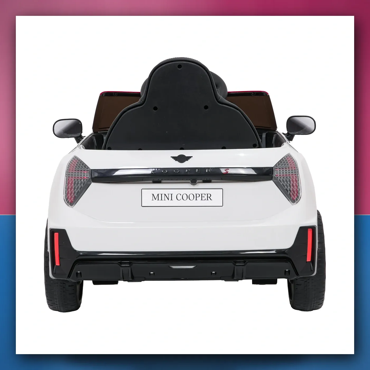 Auto na akumulator Mini Cooper bijeli - slika 1