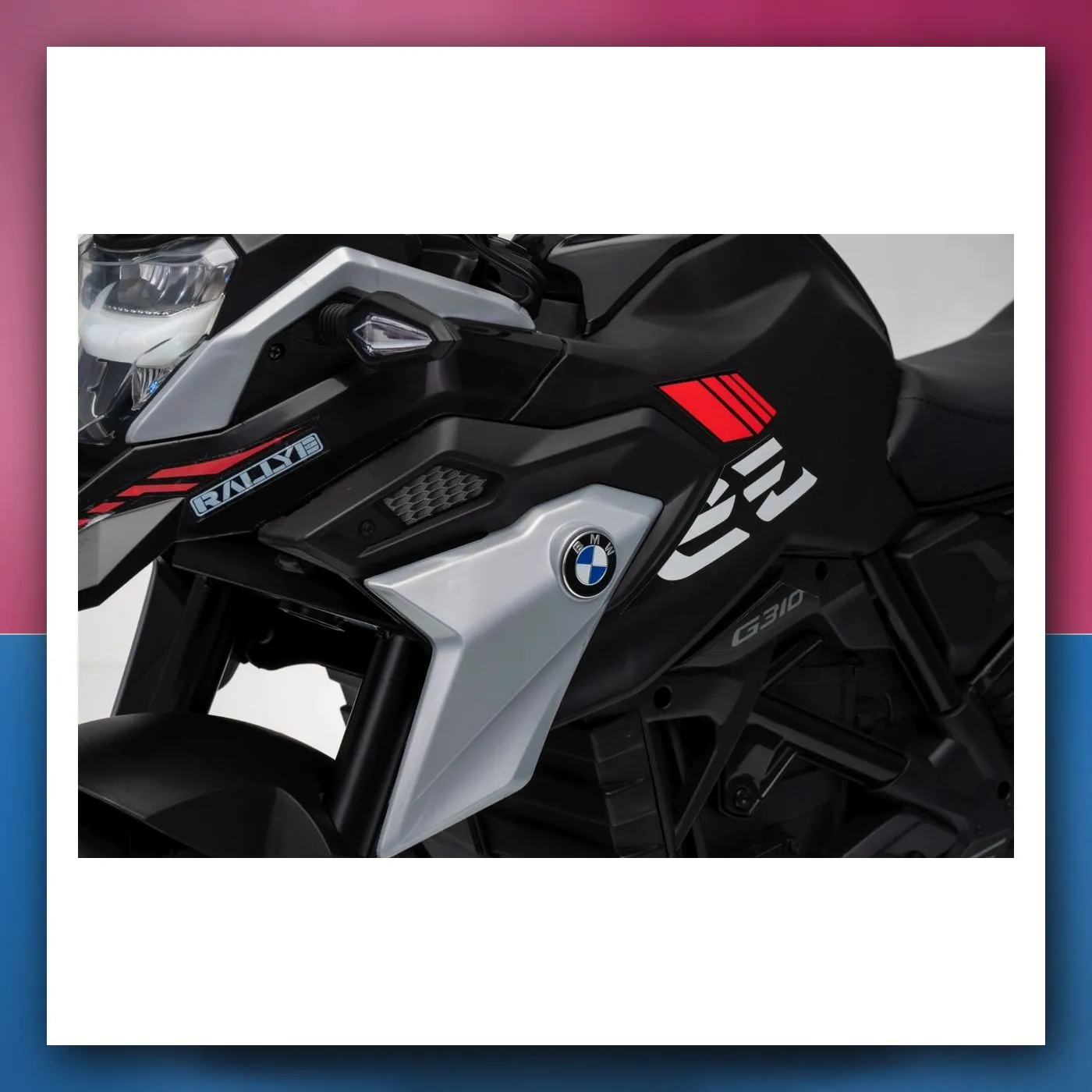 Motocikl na akumulator BMW G310GS crni - slika 1