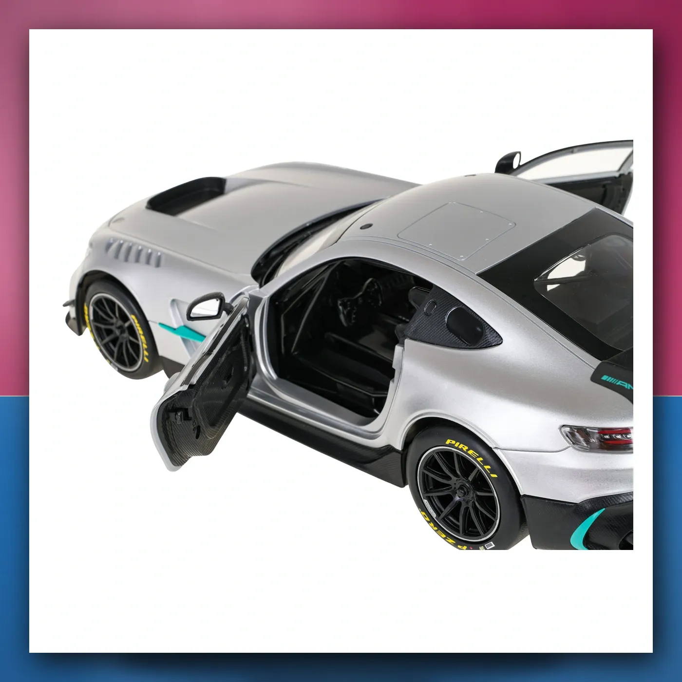 RC autić 1: 14 Mercedes - AMG GT2 Siv RASTAR - slika 1