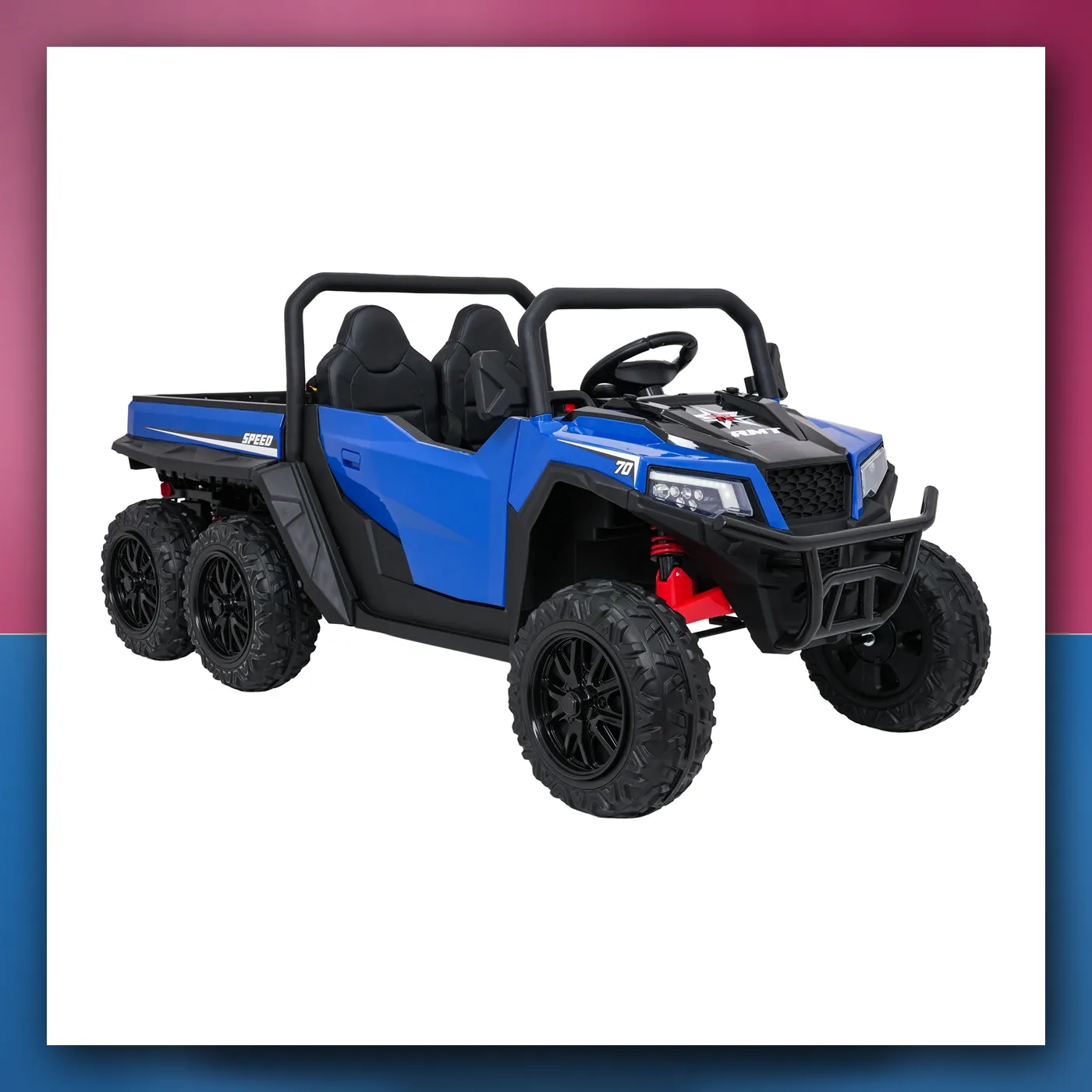 Auto na akumulator Farmer Kamion X - SNAGA plavi - slika 1