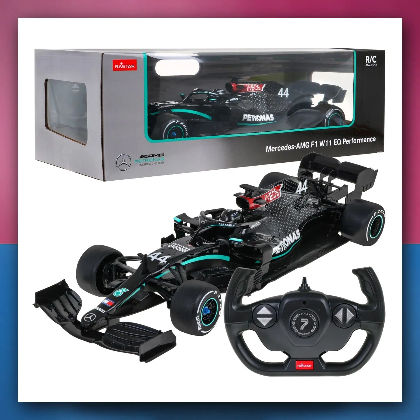 Mercedes-AMG F1 W11 EQ Performance RASTAR model 1:12 bolid na daljinsko upravljanje