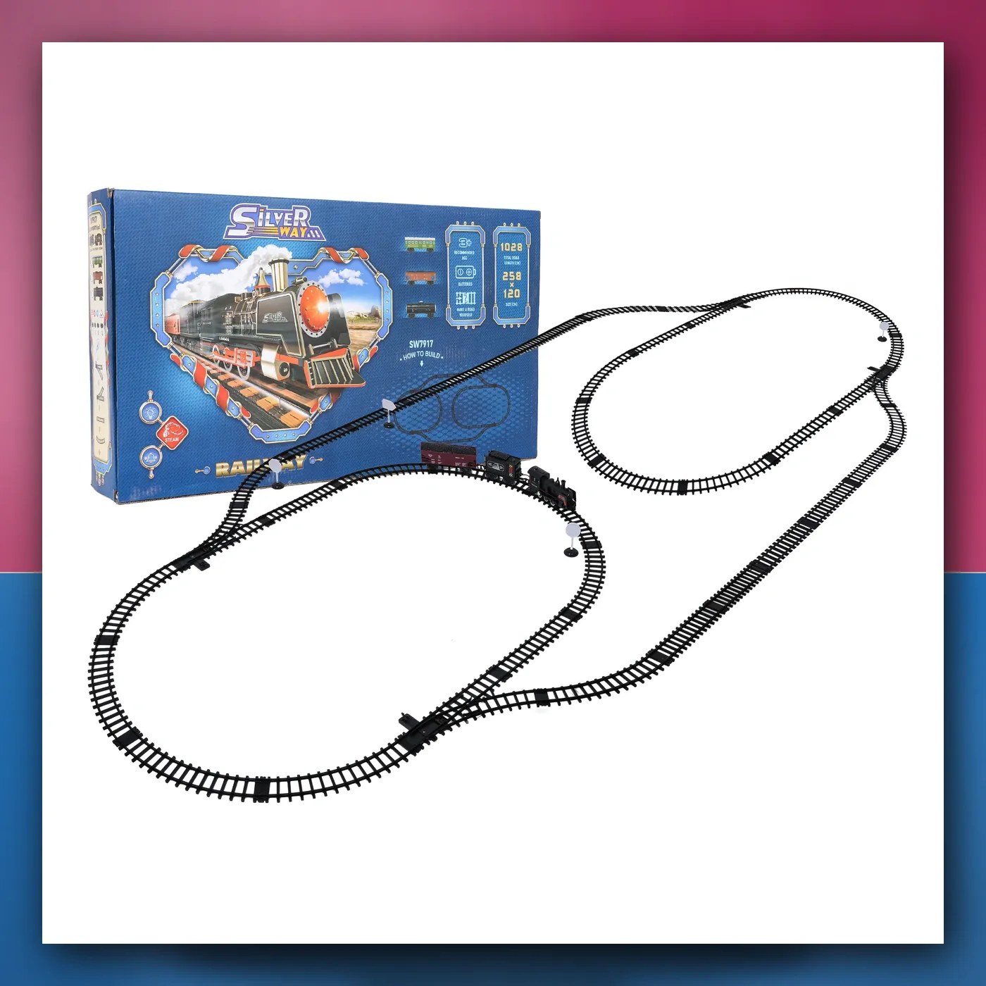 MEGA Red Retro s Funkcijom Dima, Svjetla i zvuk - slika 1