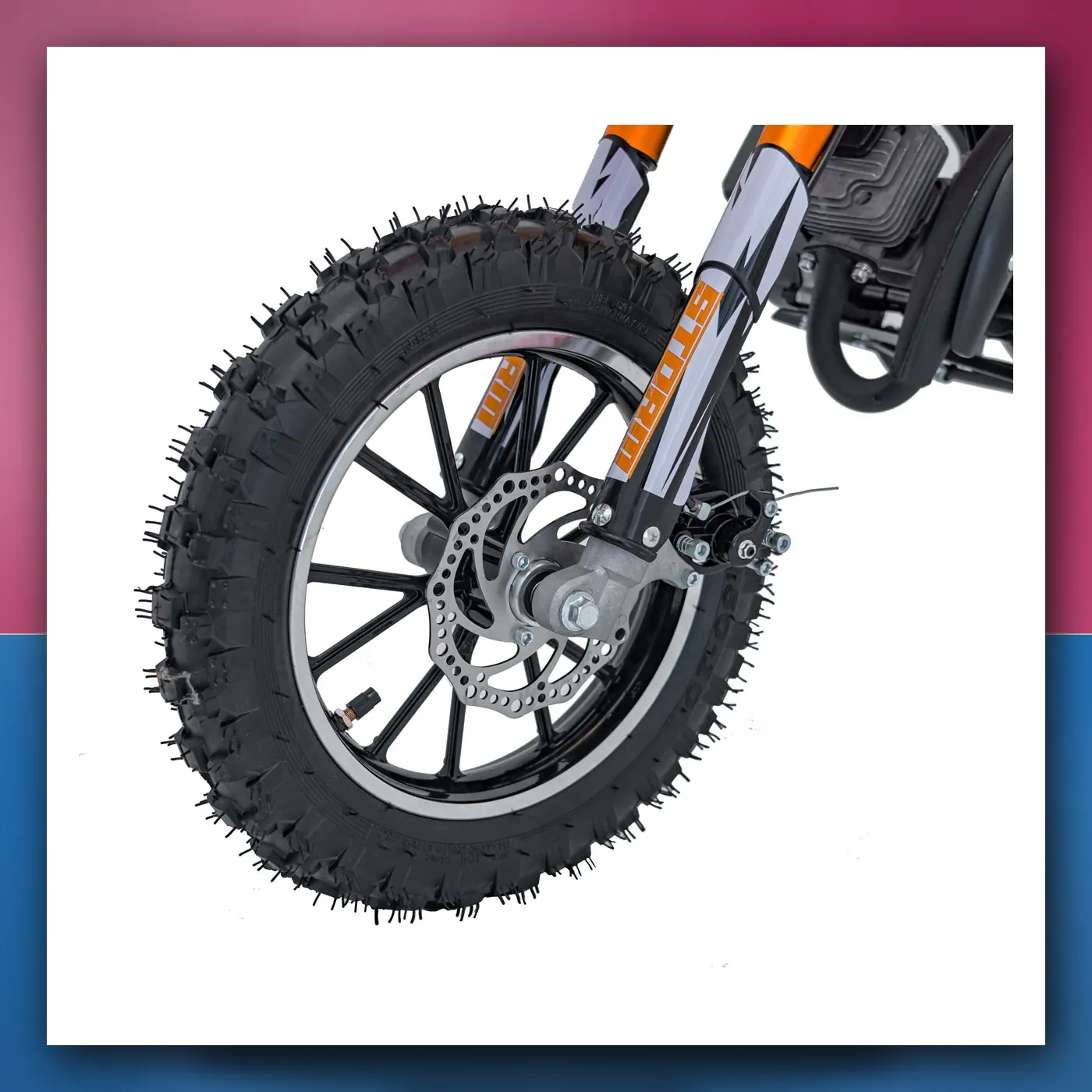 Motor na akumulator Motorni 49CC STORM narančasti - slika 1