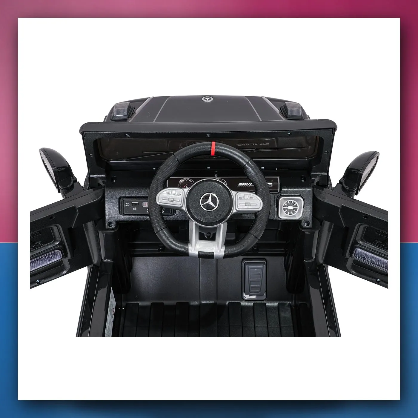 Auto na akumulator Mercedes G63 AMG LIFT crni - slika 1