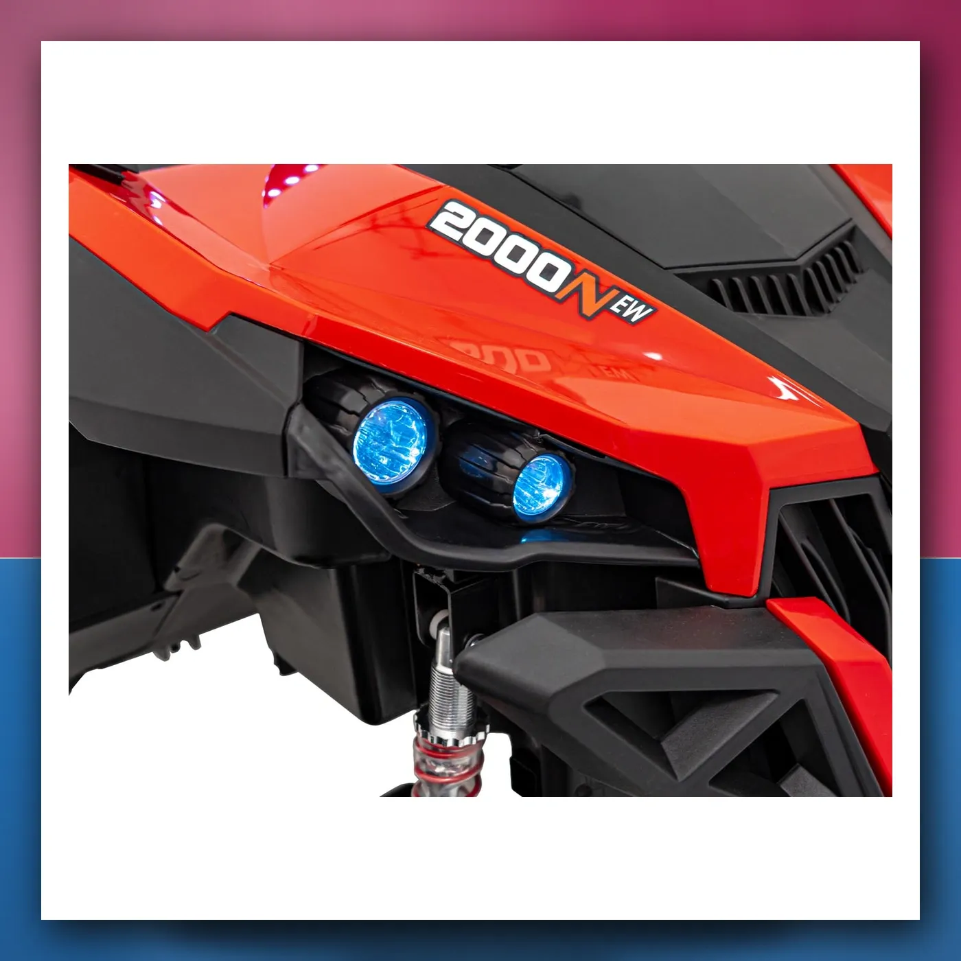 Buggy na akumulator UTV - MX 2000N crveni - slika 1