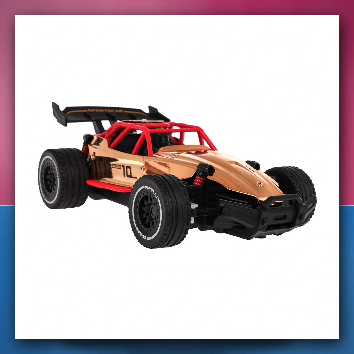 Metalne Mali auto Trkački 01 Zlatni R / C - slika 1