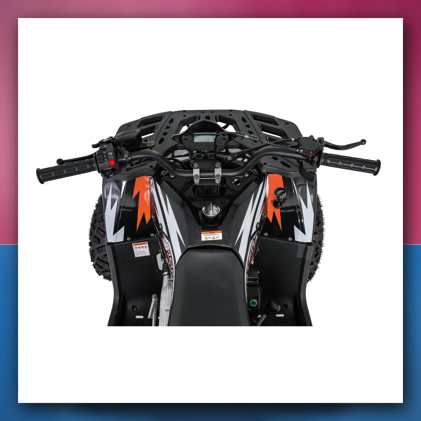 Četverocikl na akumulator Motorni 200CC MONSTER narančasti - slika 1