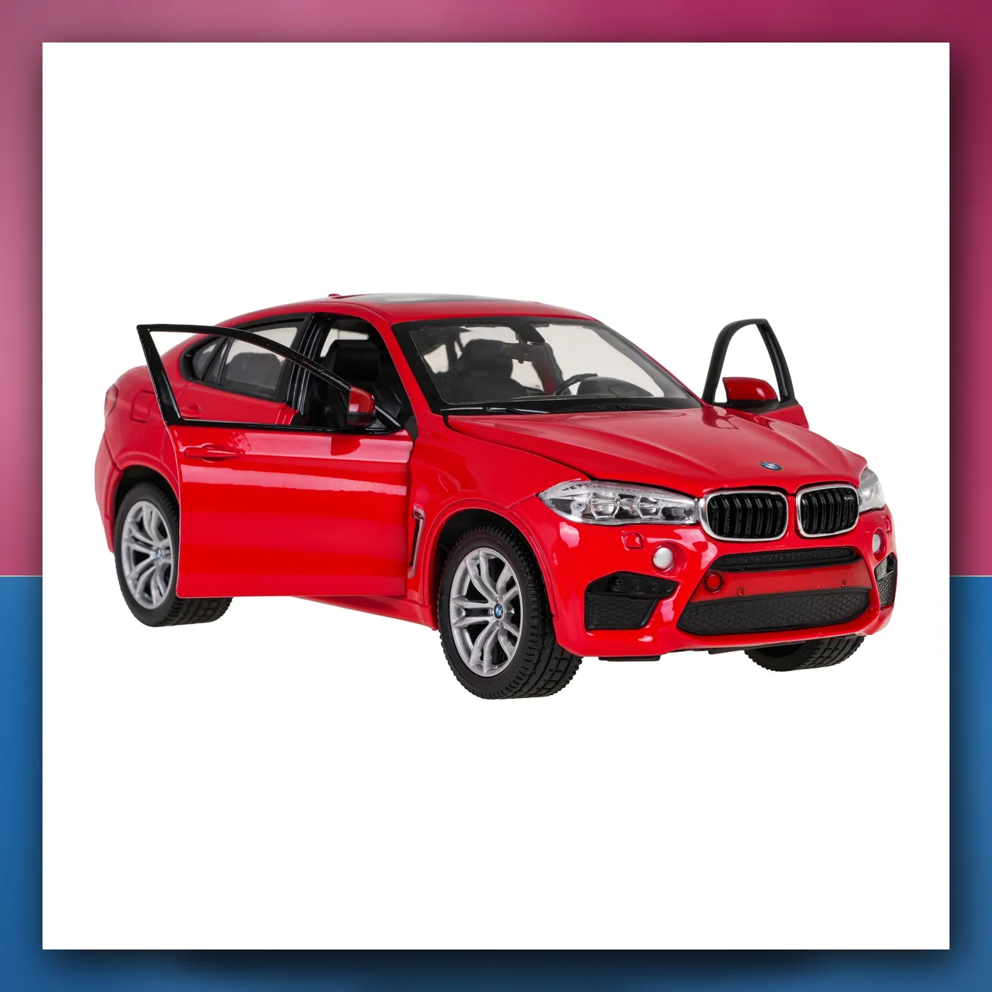 Metalni automobil BMW X6M 1:24 crveni RASTAR
