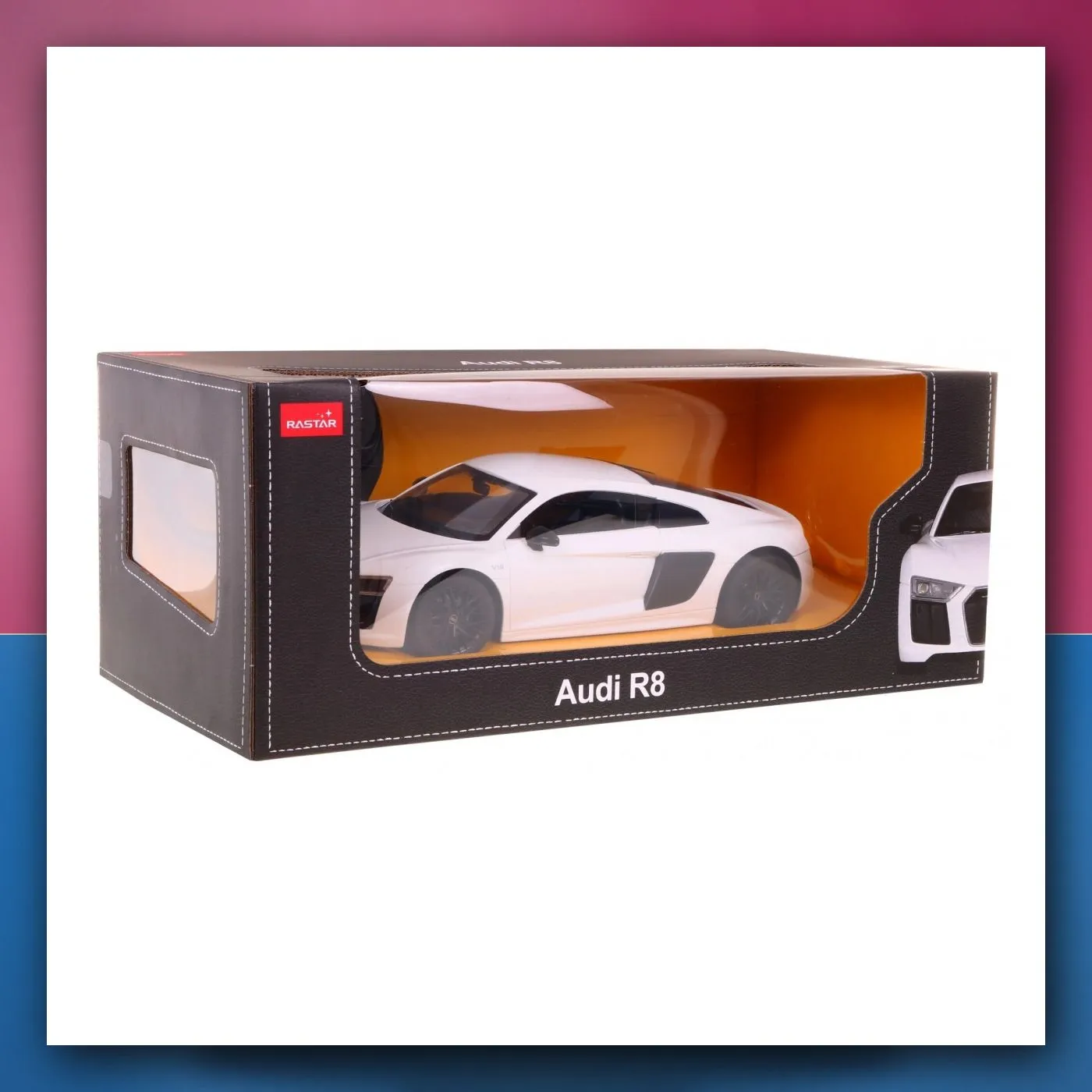 Audi R8 bijeli RASTAR model 1:24 autić na daljinsko upravljanje + daljinski upravljač 2,4 GHz