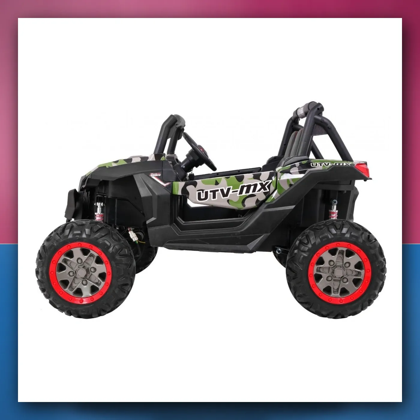 Buggy SuperStar za djecu Moro + MP4 + Pogon 4x4 + Daljinski upravljač + Prtljažnik + LED + Blokada vrata - slika 1