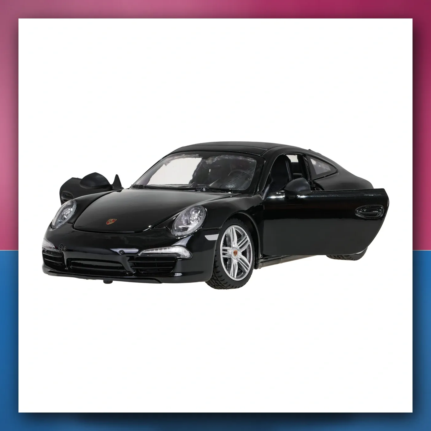 Metalni automobil Porsche 911 1:24 crni RASTAR