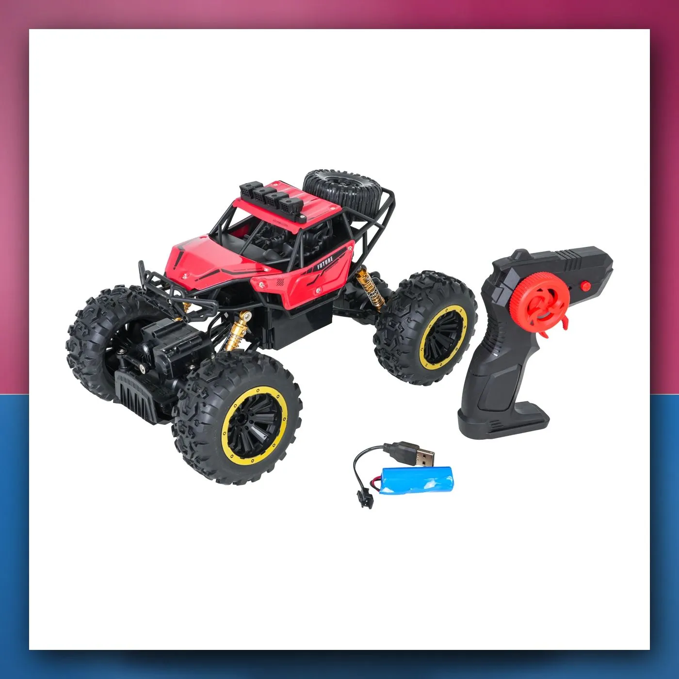 R/C Crawler CLIMB POWER 1:18 crveni
