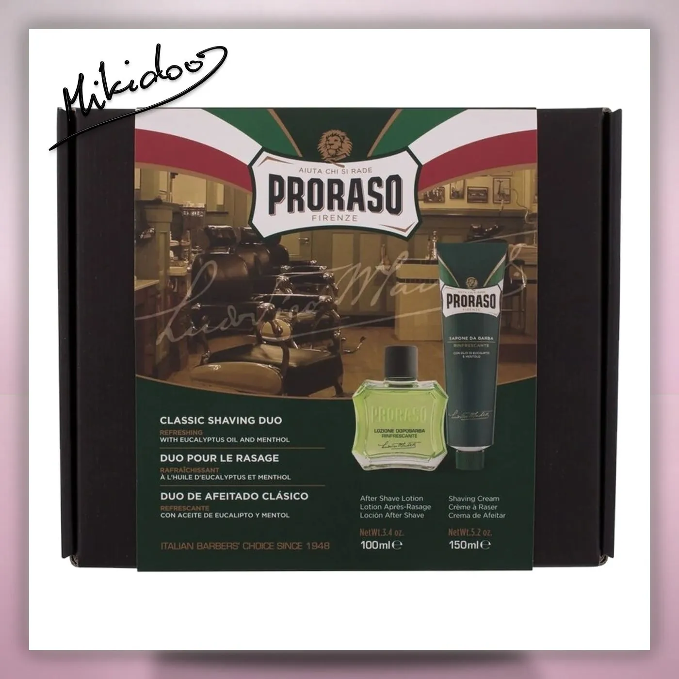 Green Classic Shaving Duo | PRORASO | Voda nakon brijanja | 100ml