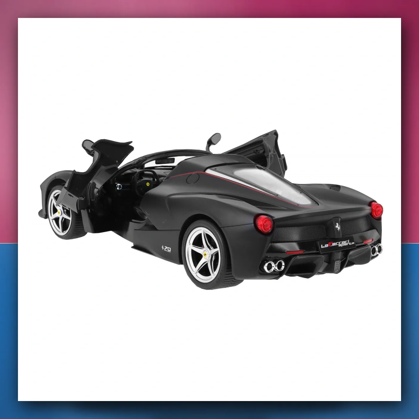 Ferrari LaFerrari Aperta crne RASTAR model 1: 14 Auto na daljinsko upravljanje + daljinski upravljač 2, 4 GHz - slika 1