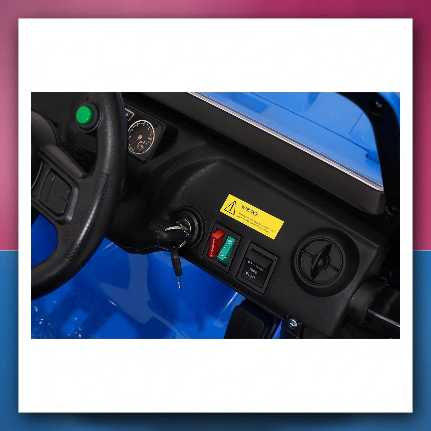 Auto na akumulator Jeep Monster plavi - slika 1