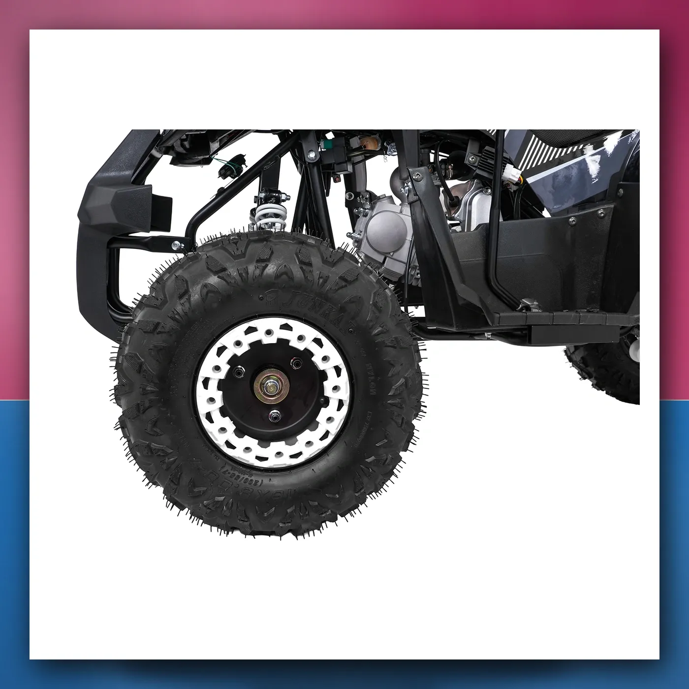 Četverocikl na akumulator Motorni WILDPEAK 110cc crni - slika 1