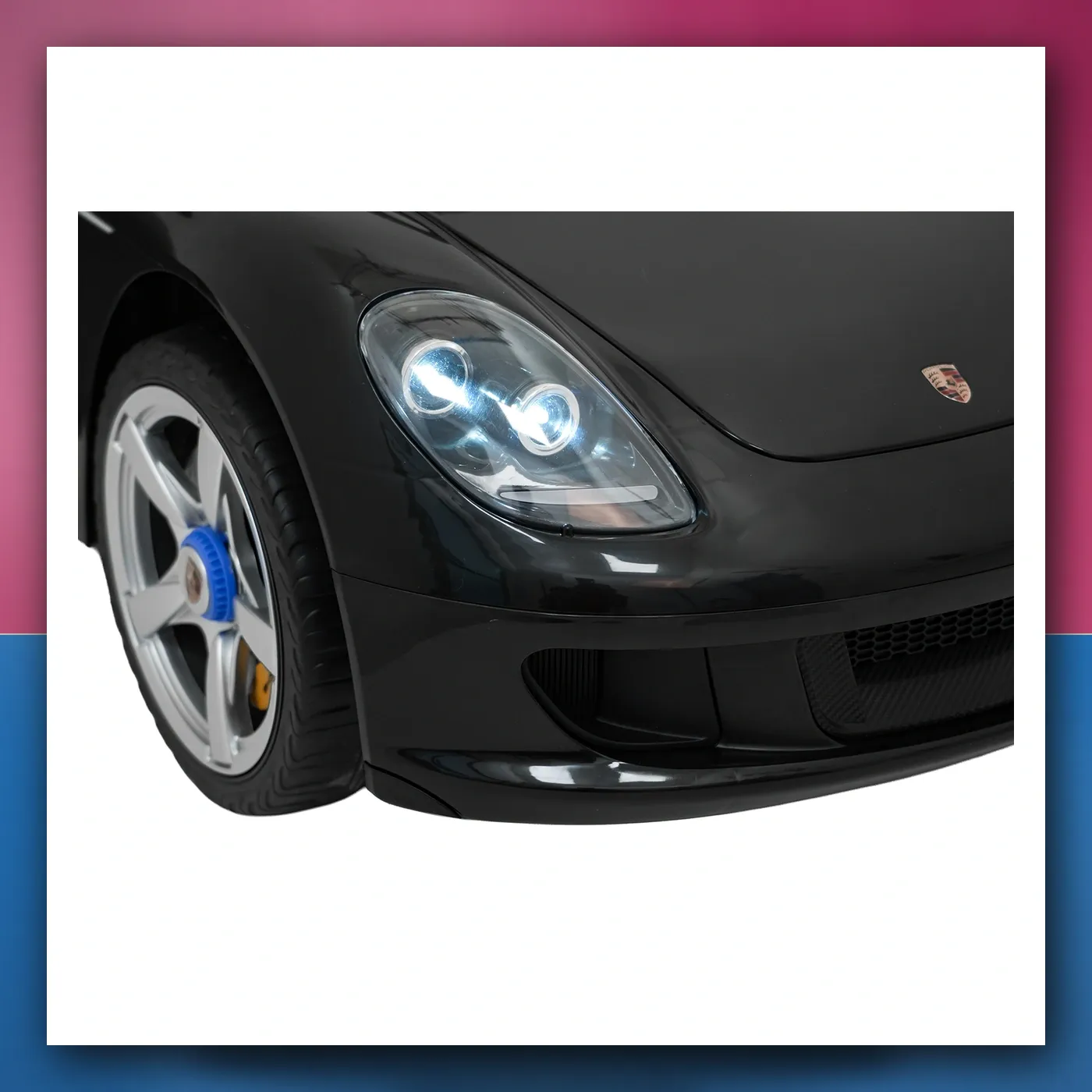 Auto na akumulator Porsche 911 Carrera crni - slika 1