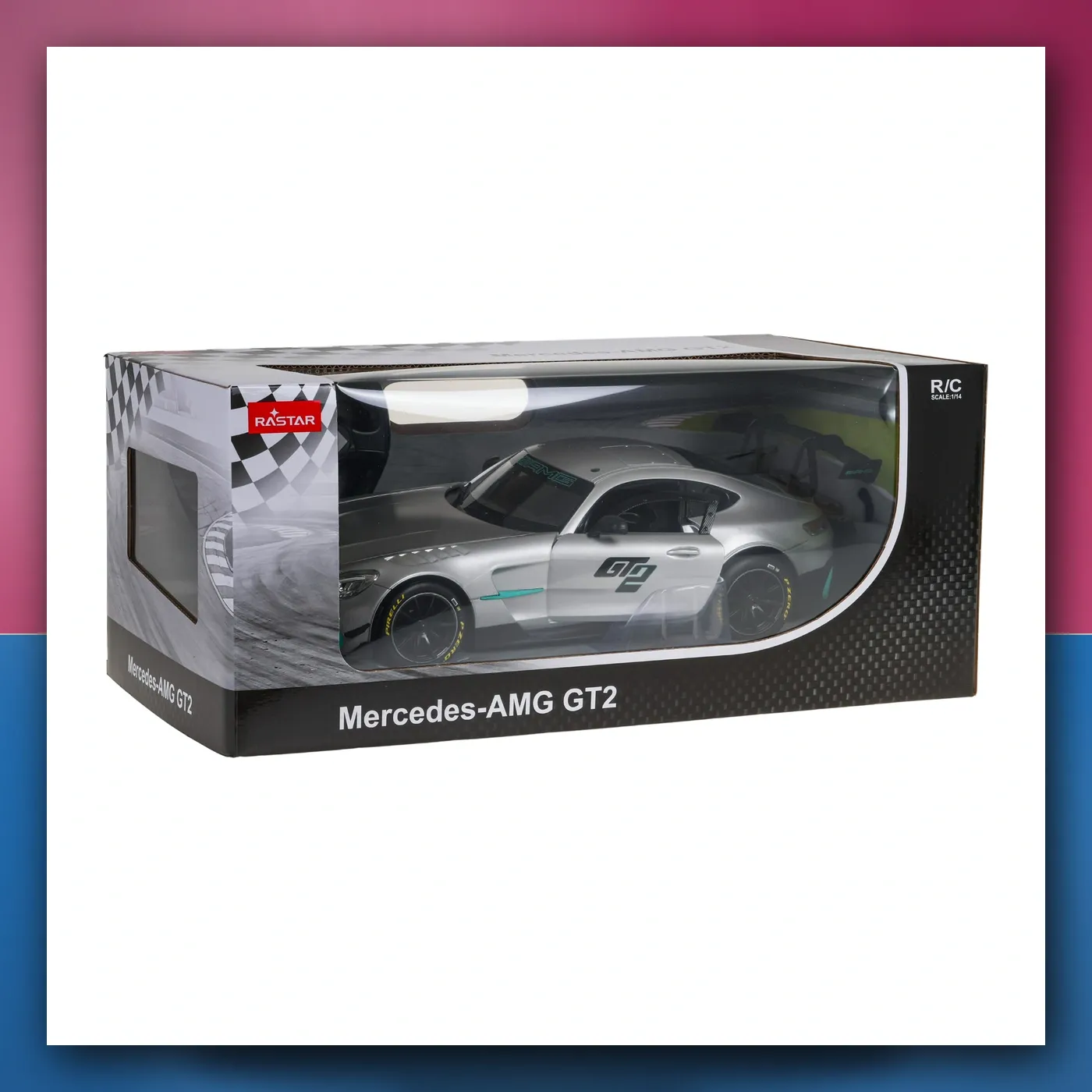 RC autić 1: 14 Mercedes - AMG GT2 Siv RASTAR - slika 1
