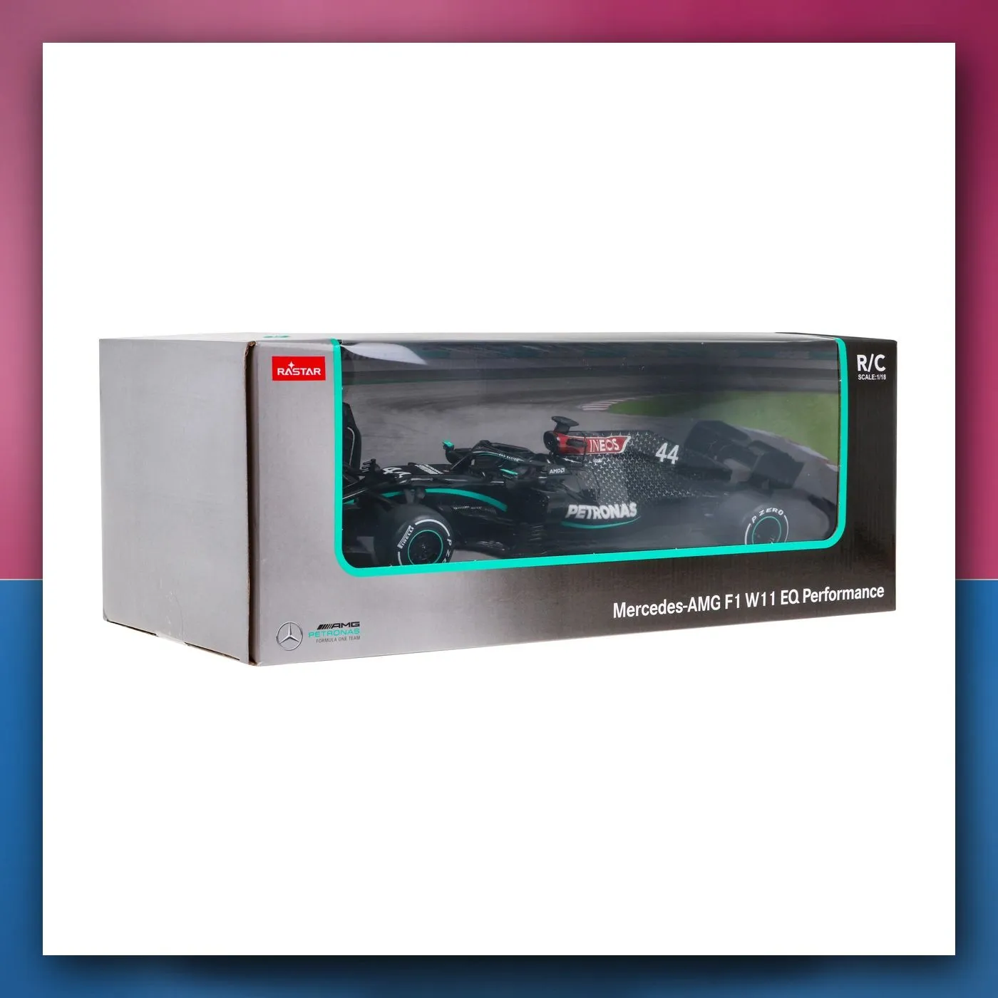 Mercedes-AMG F1 W11 EQ Performance RASTAR model 1:18 bolid na daljinsko upravljanje + daljinski upravljač