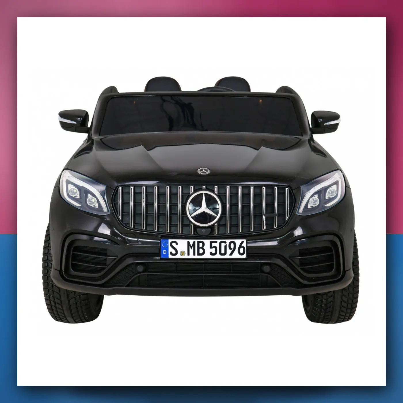 Auto Mercedes GLC 63S crne - SUV za djecu + Pogon 4x4 - slika 1