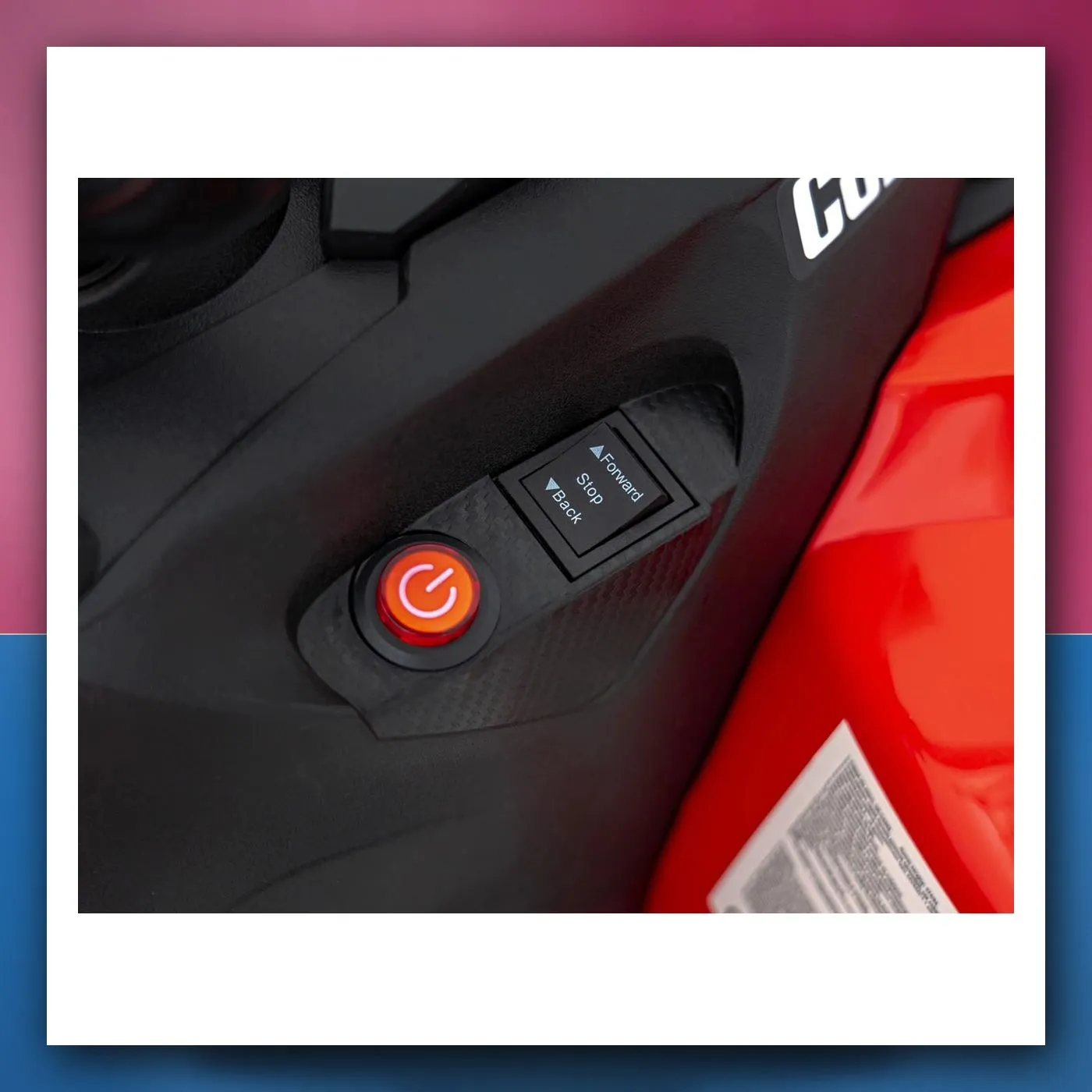Maverick ATV quad na akumulator, crveni