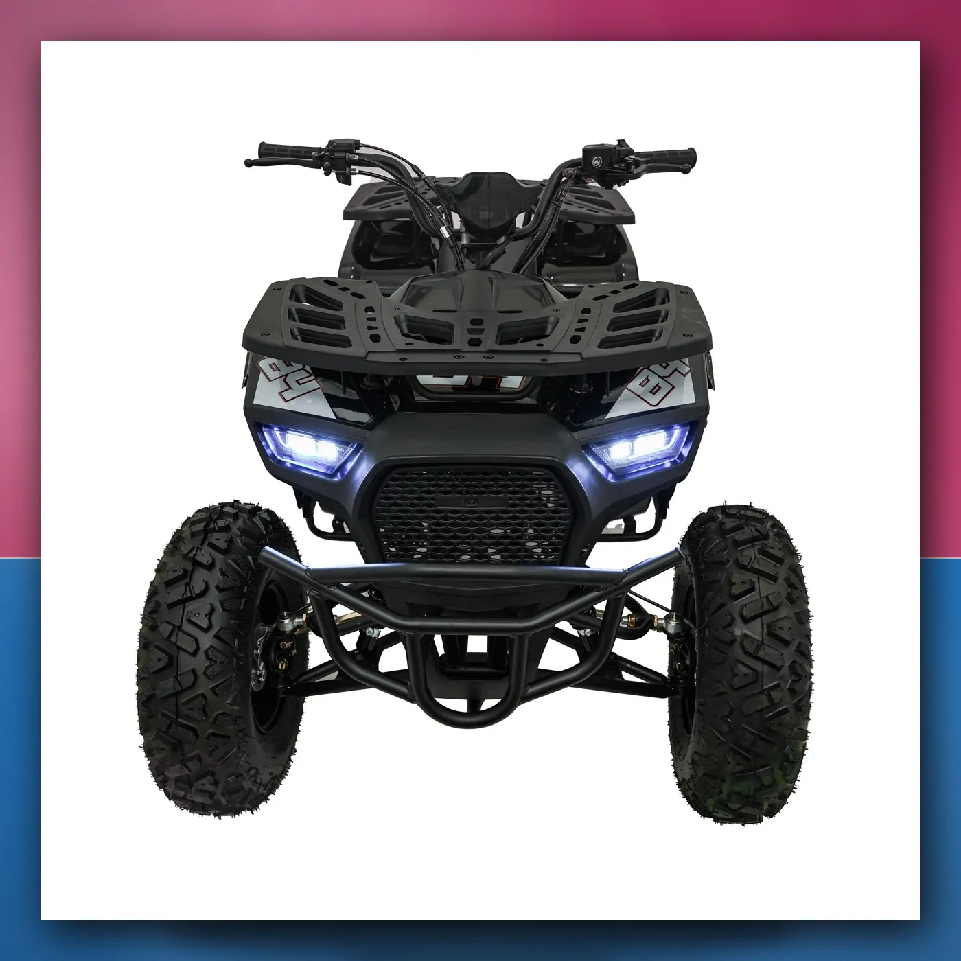Četverocikl na akumulator Motorni 200CC MONSTER narančasti - slika 1