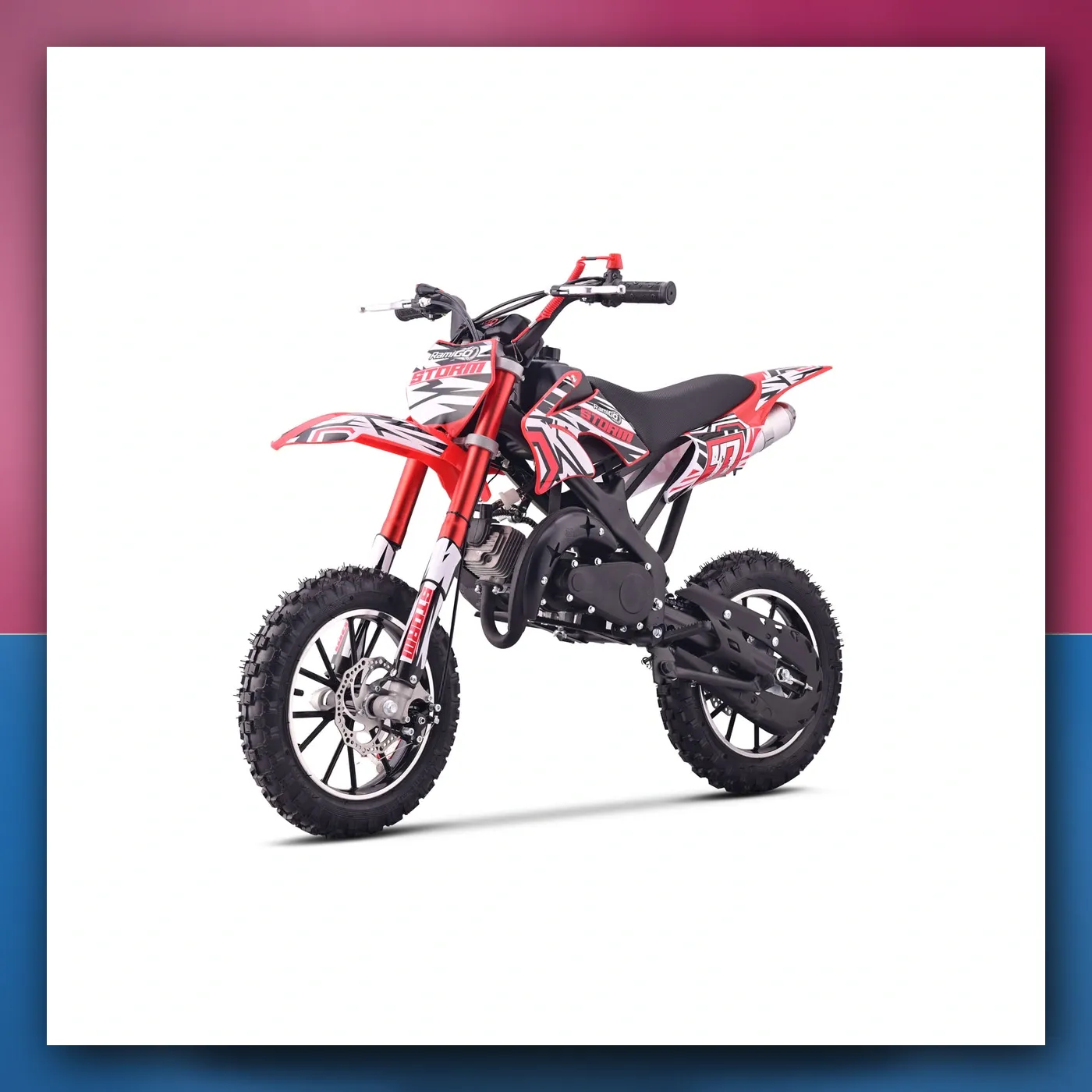 Motor na akumulator Motorni 49CC STORM crveni - slika 1