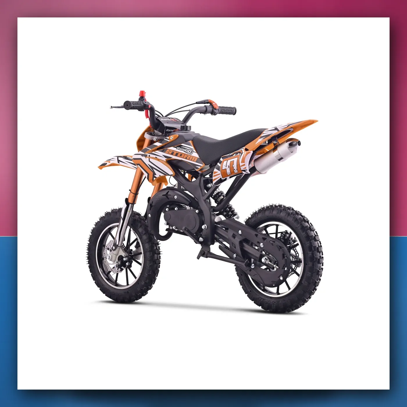 Motor na akumulator Motorni 49CC STORM narančasti - slika 1