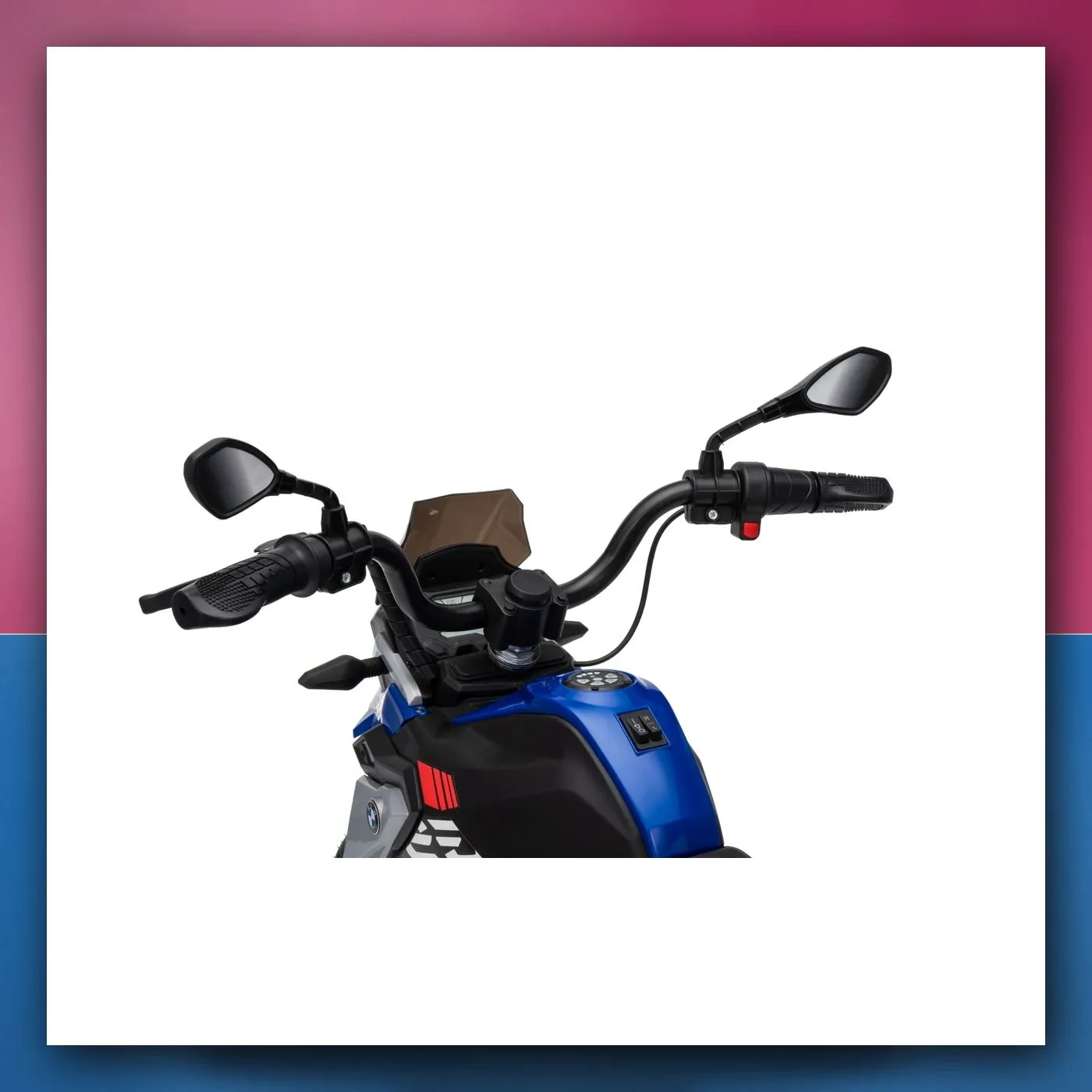 Motocikl na akumulator BMW G310GS plavi - slika 1