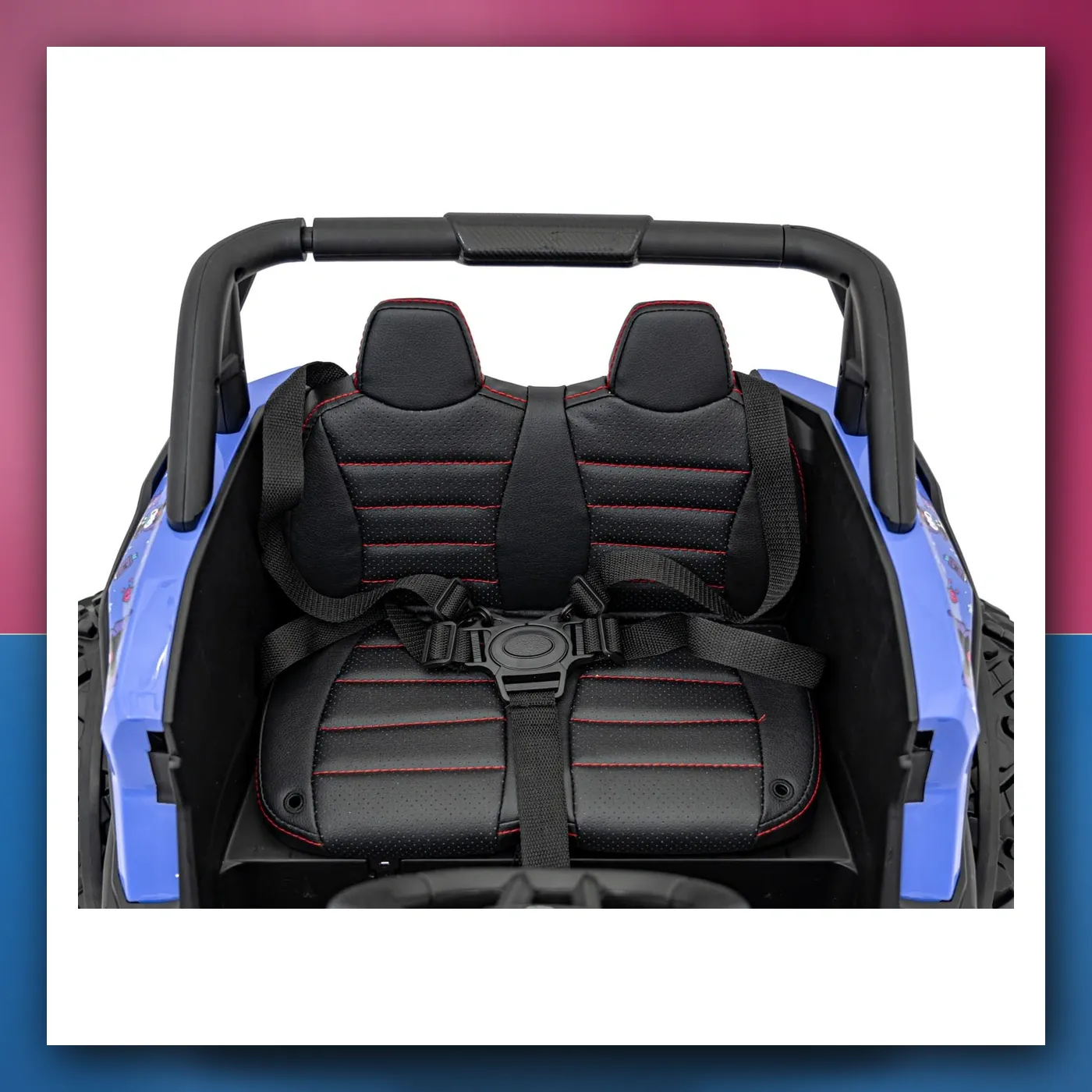 Buggy na akumulator ATV braniti 4x4 Ljubičasti Licenca KUROMI - slika 1
