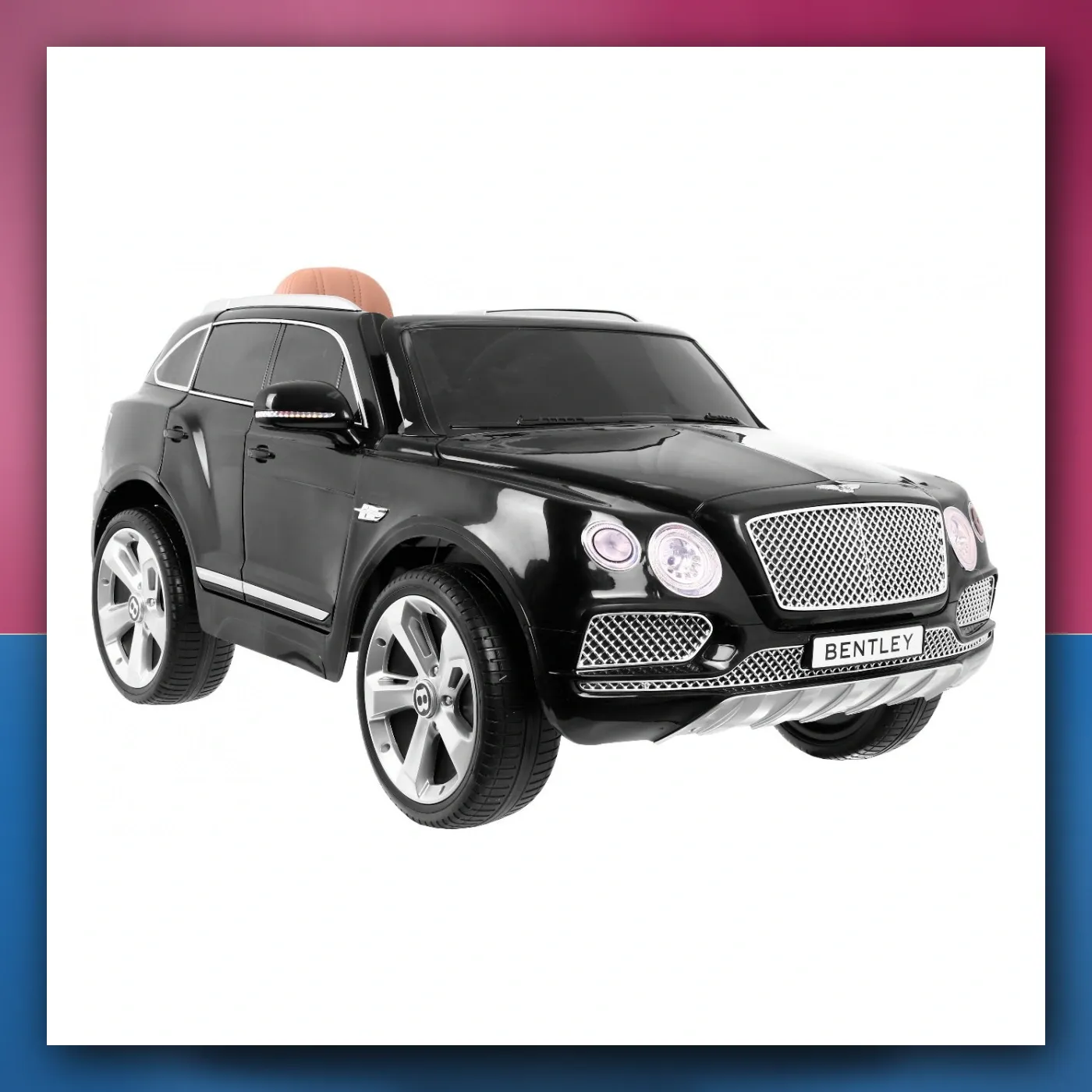 Auto na akumulator Bentley Bentayga za djecu crni - slika 1