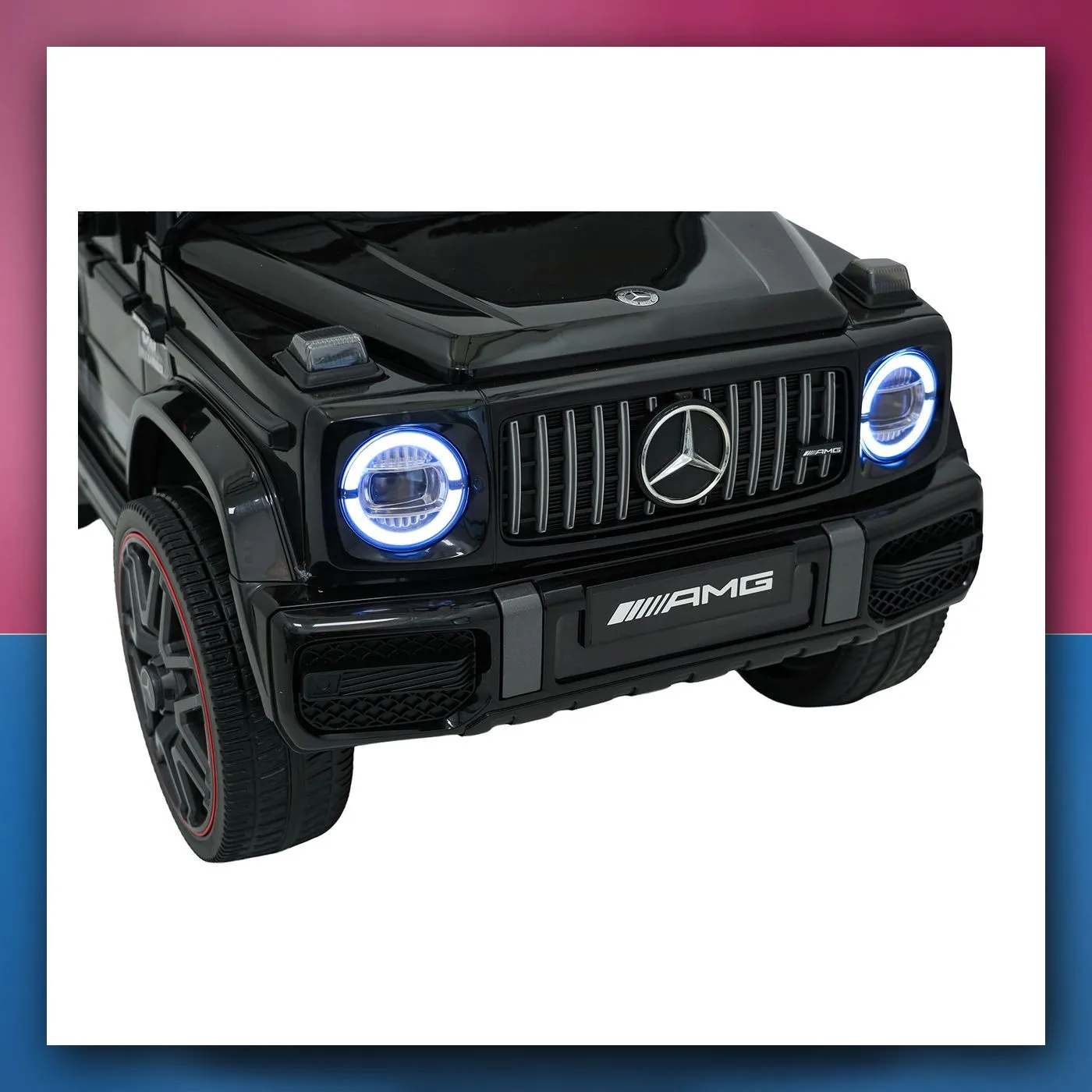 Auto na akumulator Mercedes G63 AMG LIFT crni - slika 1