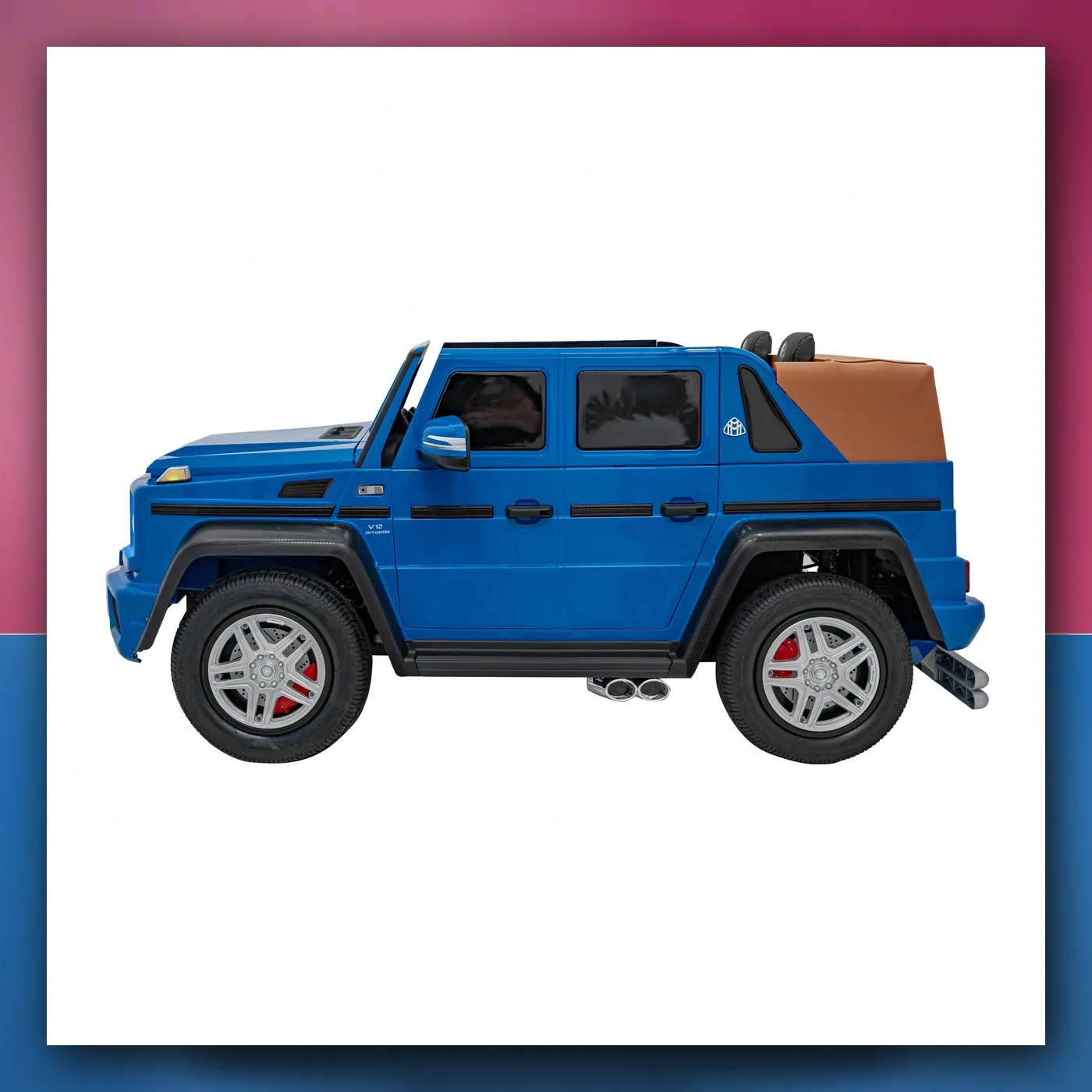 Auto na akumulator Mercedes Benz MAYBACH G650 STRONG plavi - slika 1