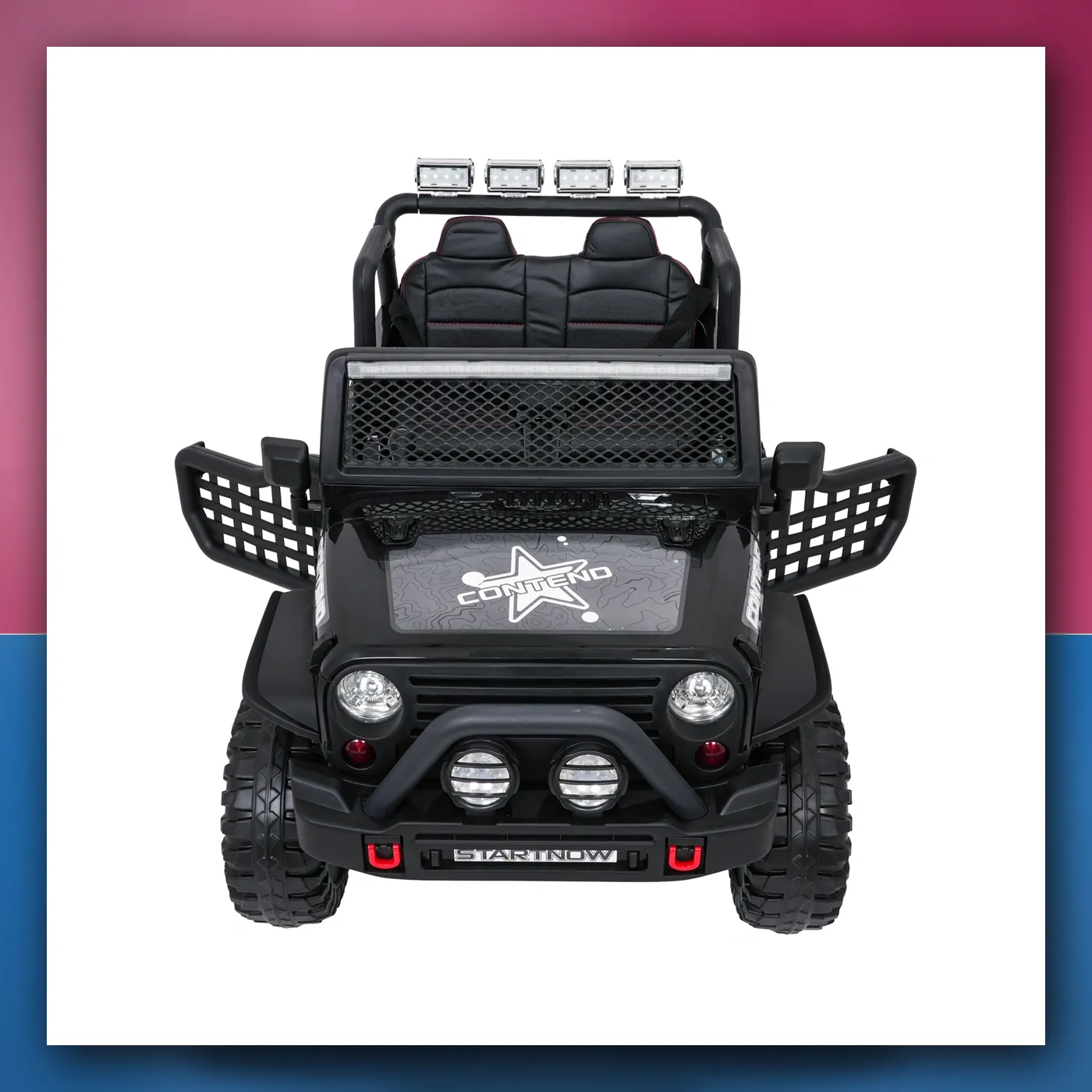 Auto na akumulator Jeep ZVIJER 4x4 crni - slika 1