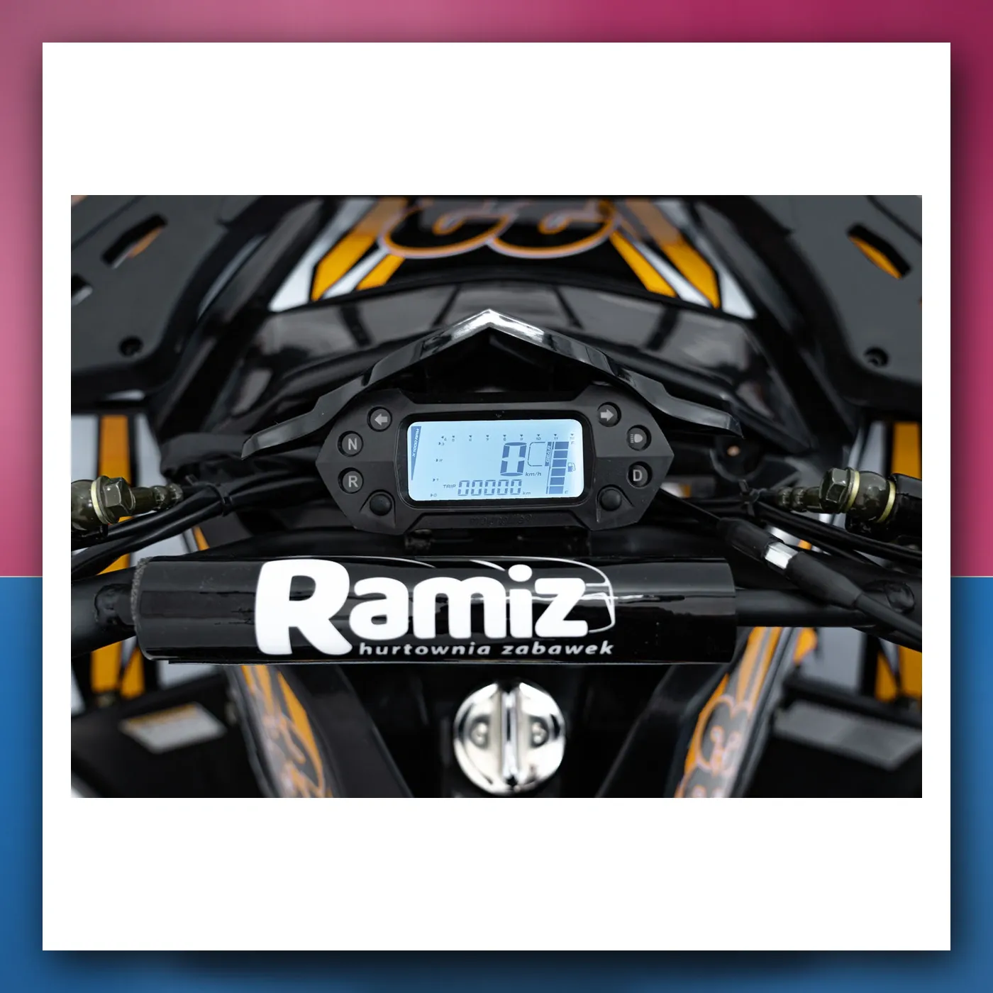 Četverocikl na akumulator Motorni 125CC ISTRAGIVAČ narančasti - slika 1